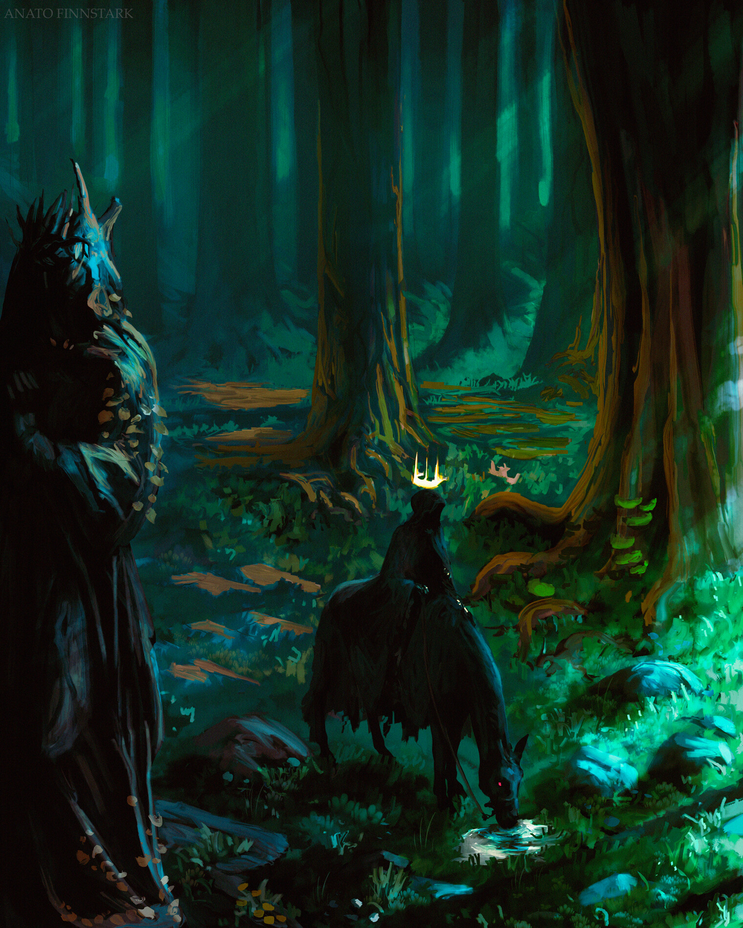 General 1520x1900 artwork fantasy art Anato Finnstark The Lord of the Rings Middle-Earth Nazgûl