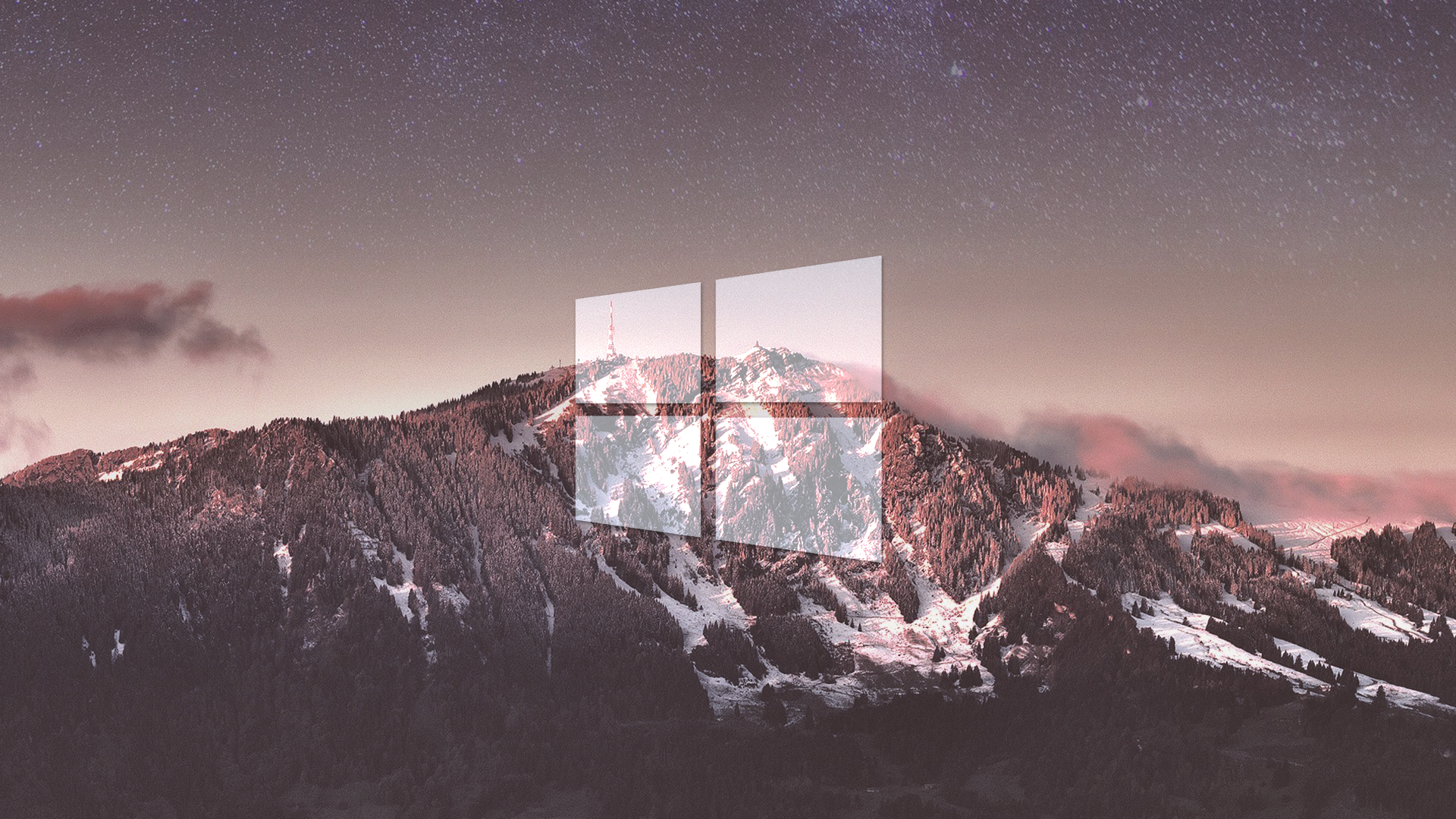 General 1920x1080 Windows 10 landscape mountains logo Microsoft nature operating system