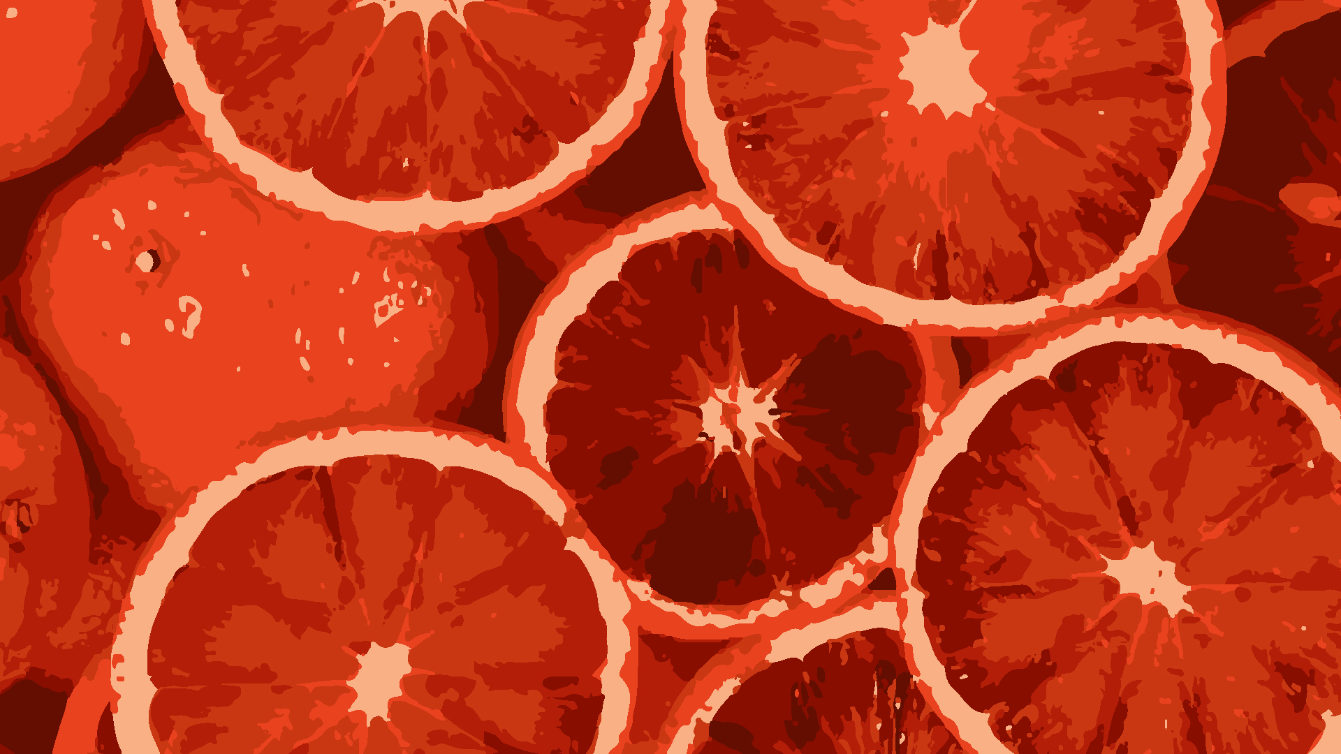 General 1920x1080 artwork painting orange (fruit) orange
