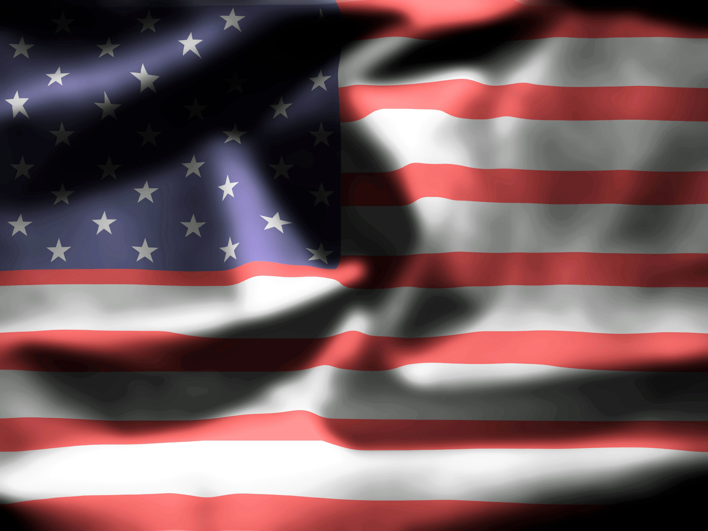 General 2400x1800 USA flag American flag digital art