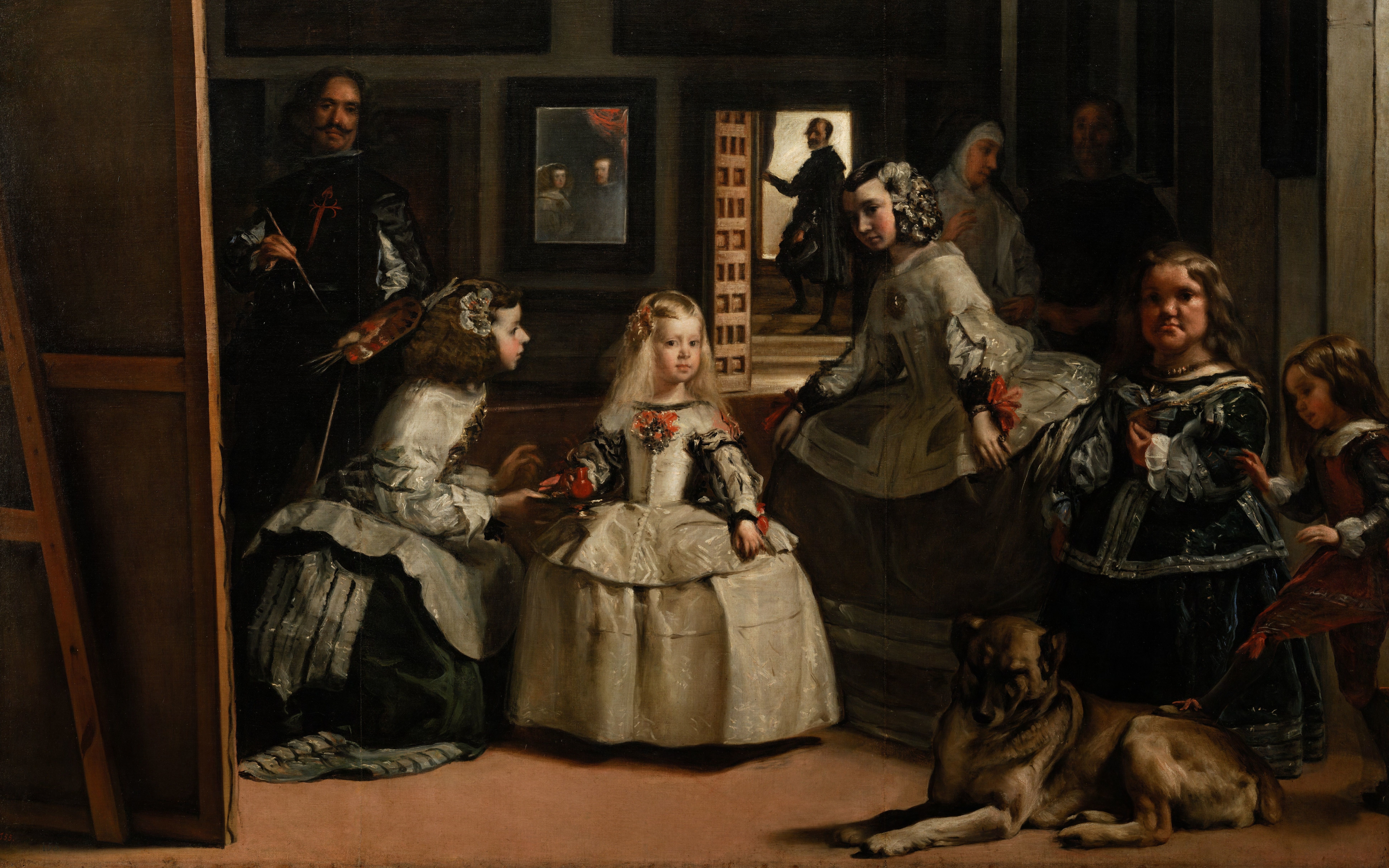 General 7680x4800 artwork painting classic art 1656 (Year) Spain Diego Velázquez Las Meninas master piece