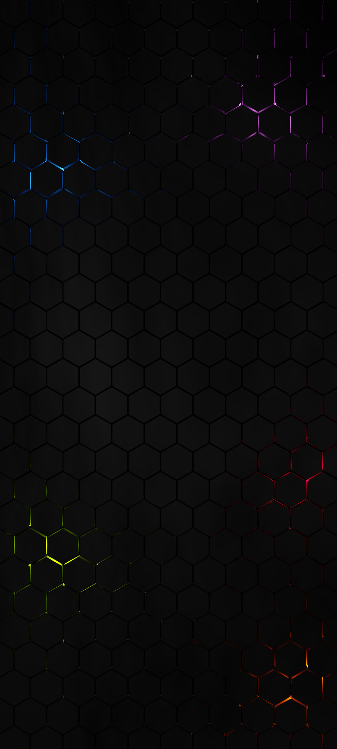 General 1080x2400 hex hexagon CGI dark background