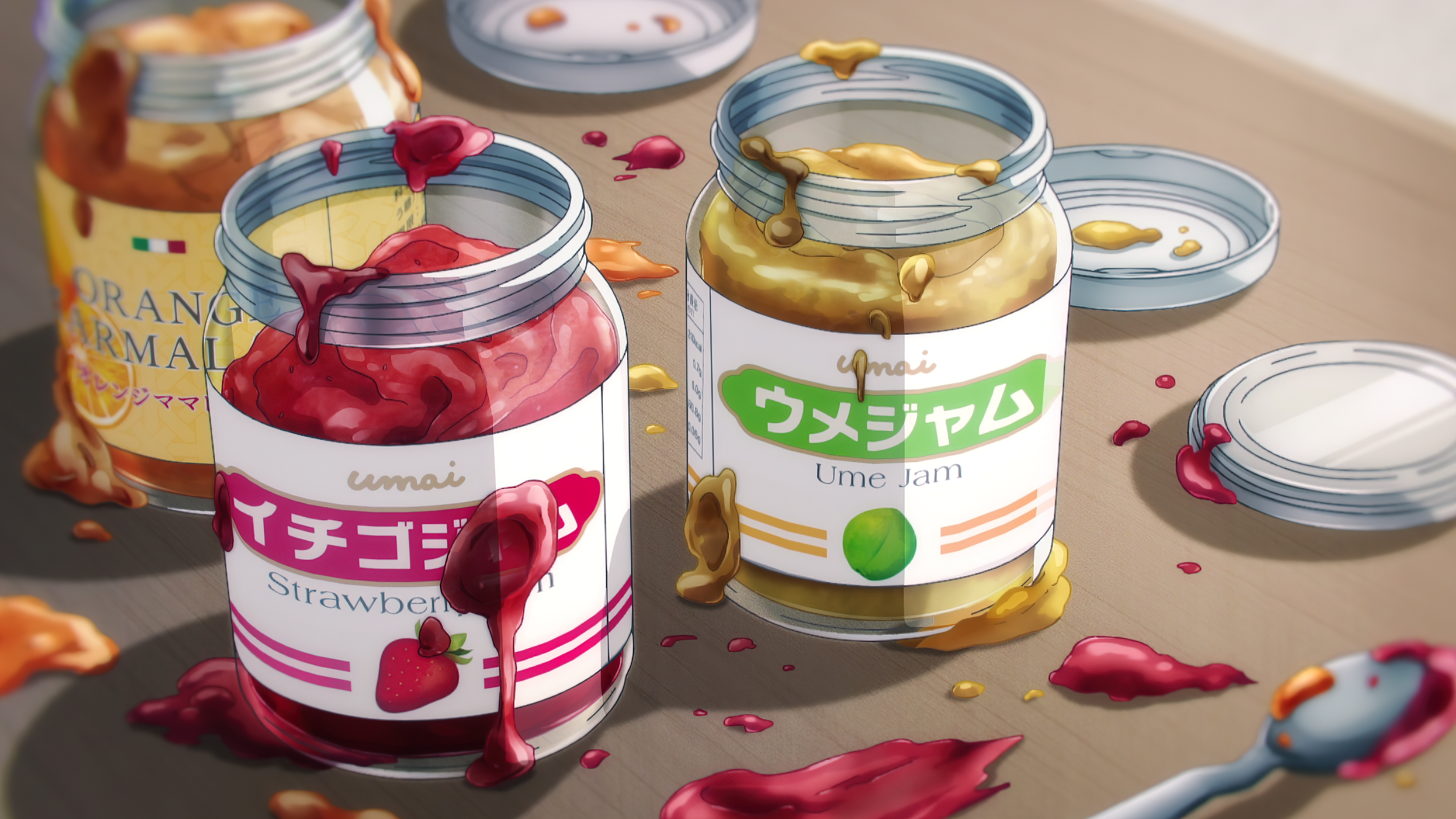 Anime 3840x2160 anime Chainsaw Man Anime screenshot Japanese characters Japanese Jam spoon