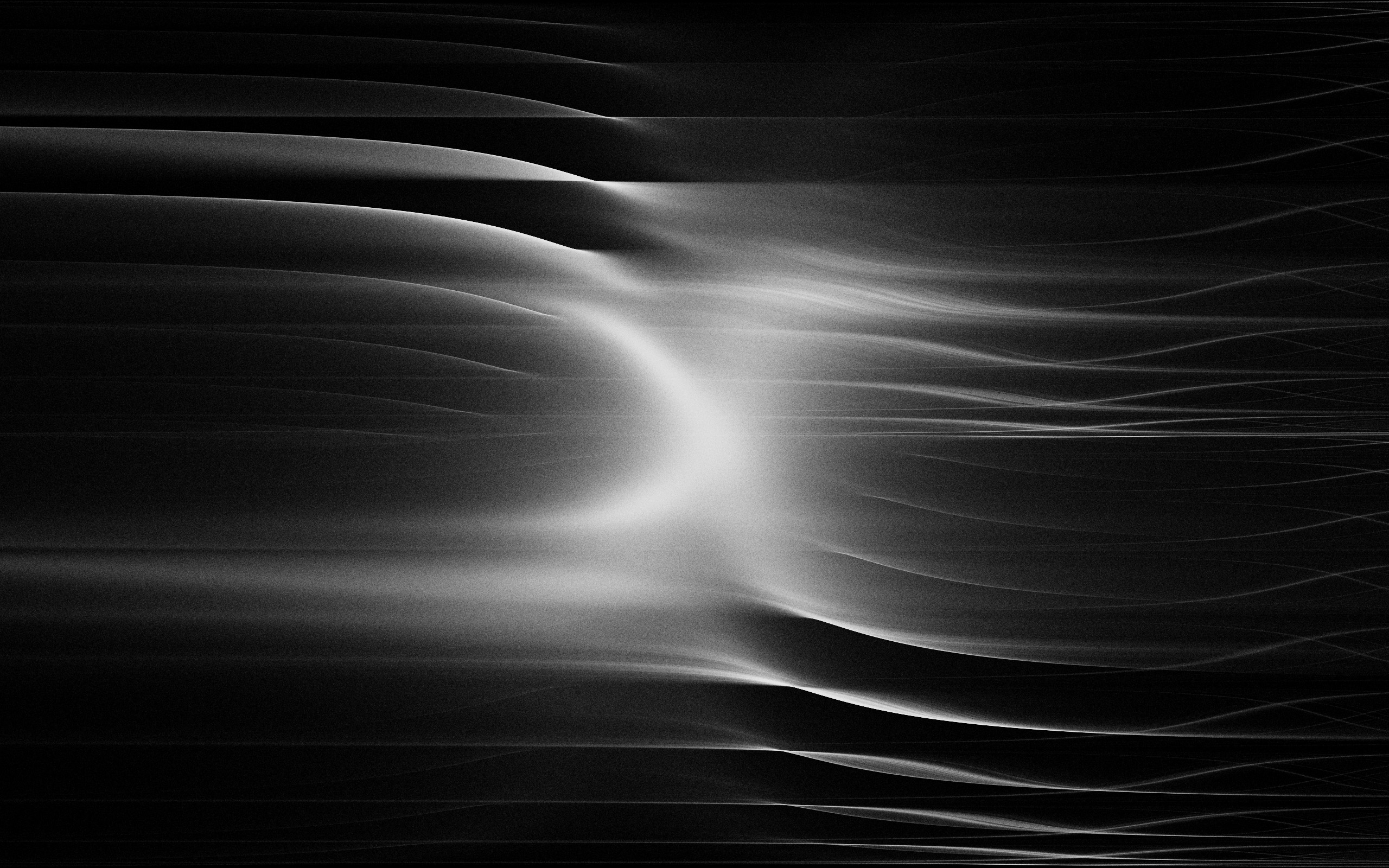 General 2560x1600 abstract waves monochrome
