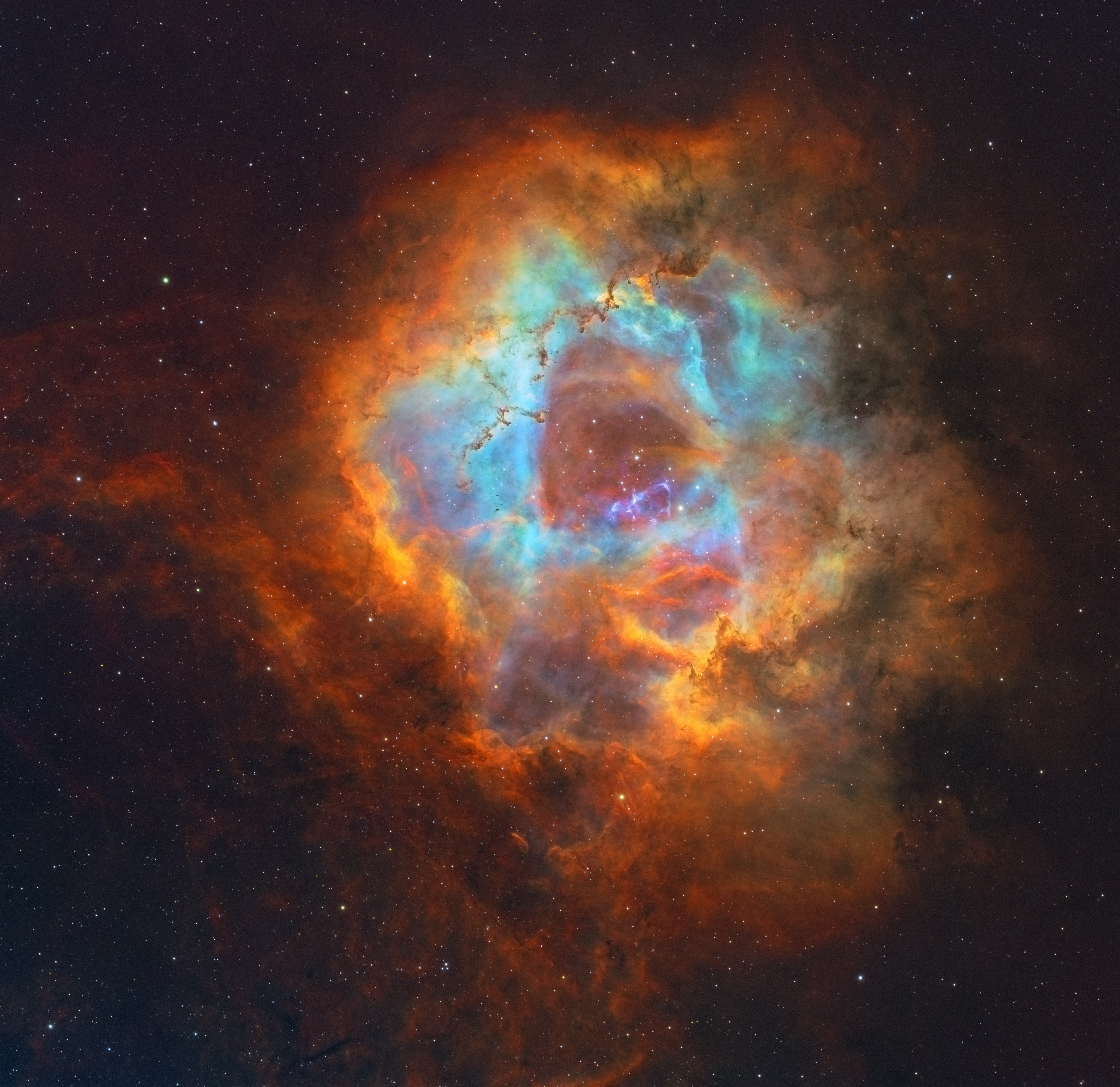 General 5054x4907 nebula Rosette Nebula astronomy Deep Space photography stars galaxy space NASA planet