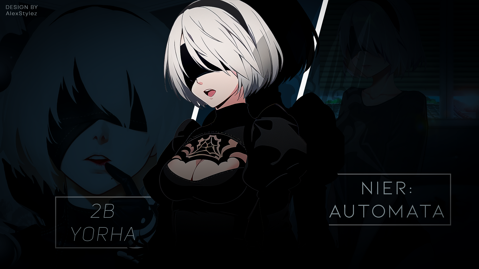 Anime 1920x1080 Nier: Automata 2B (Nier: Automata) video game girls Nier: Automata Ver1.1a