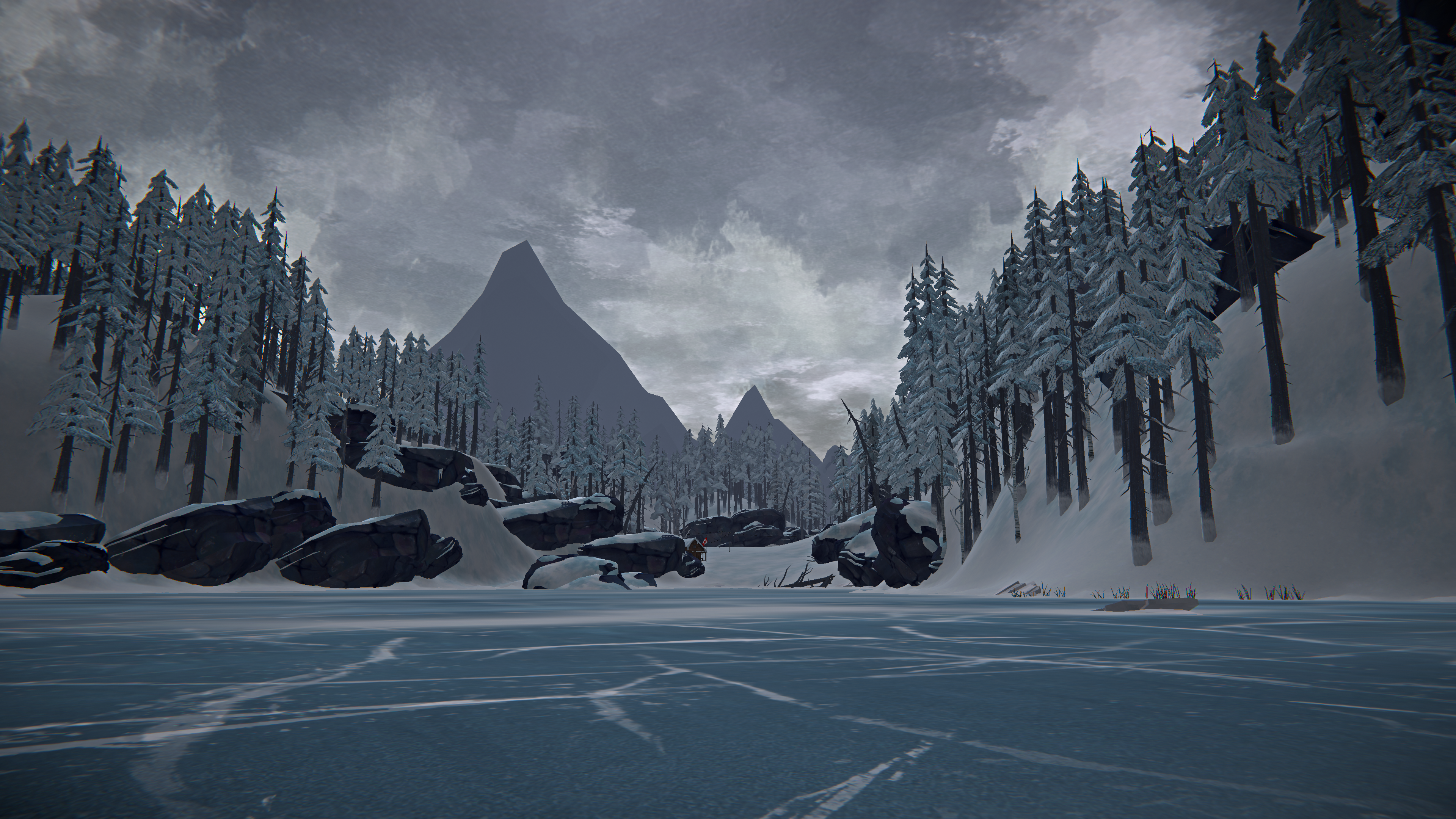 General 3840x2160 The Long Dark screen shot video game landscape snow survival video games nature
