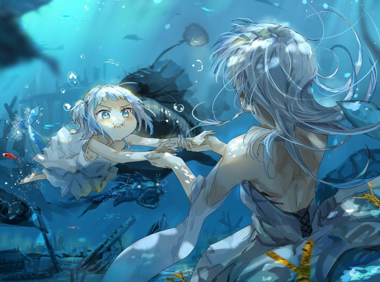 Diving into the Beauty of Atlantis: A 8K Anime Adventure