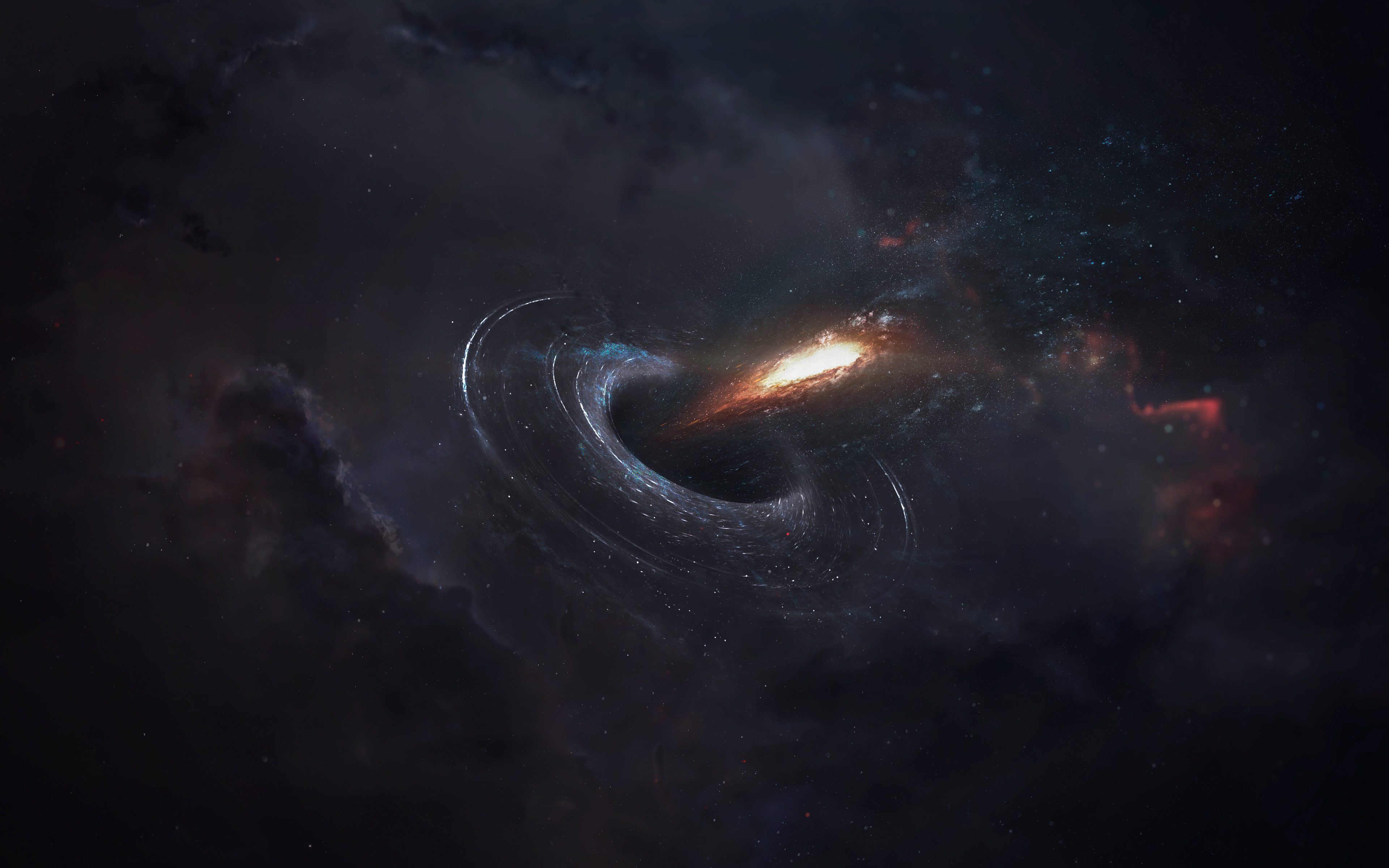 General 3840x2400 galaxy universe space science fiction black holes