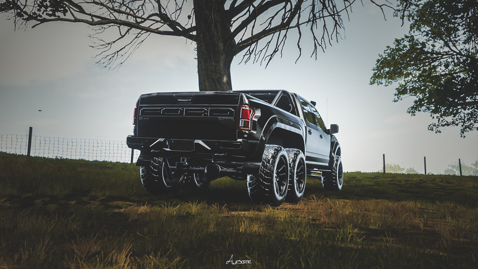 General 1920x1080 Ford hennessey velociraptor 6x6 Hennessey car vehicle Forza Forza Horizon 4 video games Ford Raptor 6x6
