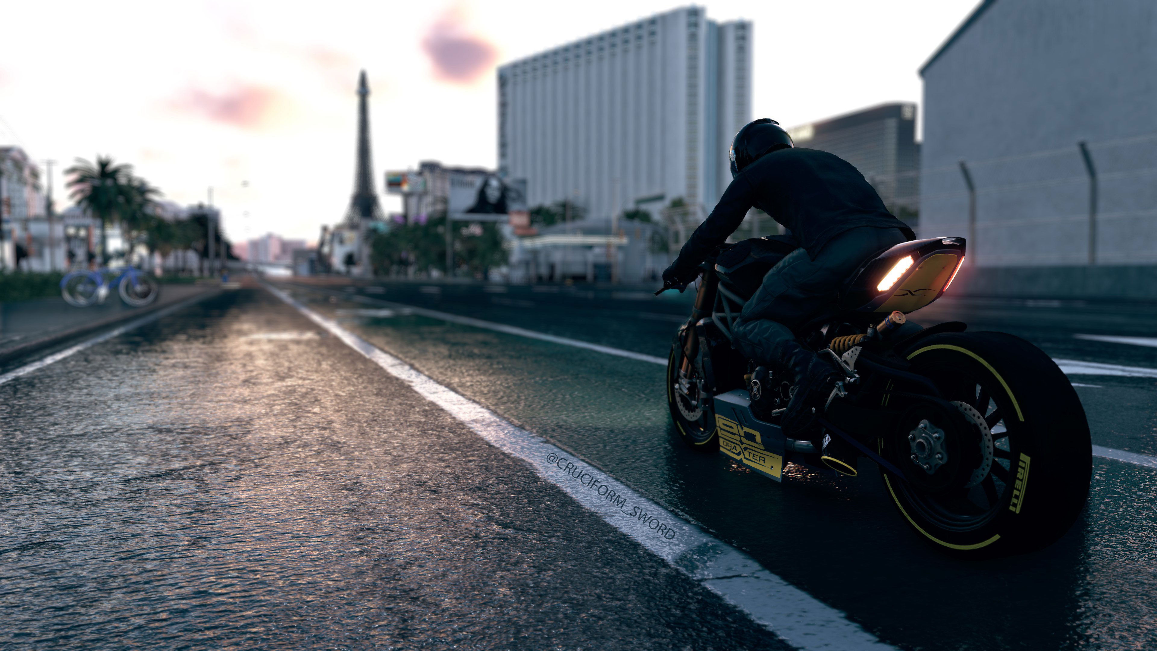 General 3840x2160 Ducati superbike The Crew 2 video games game poster screen shot 4K motorcycle