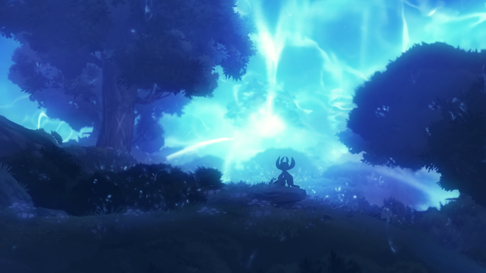 General 1600x900 Ori Ori and the Blind Forest video games screen shot blue