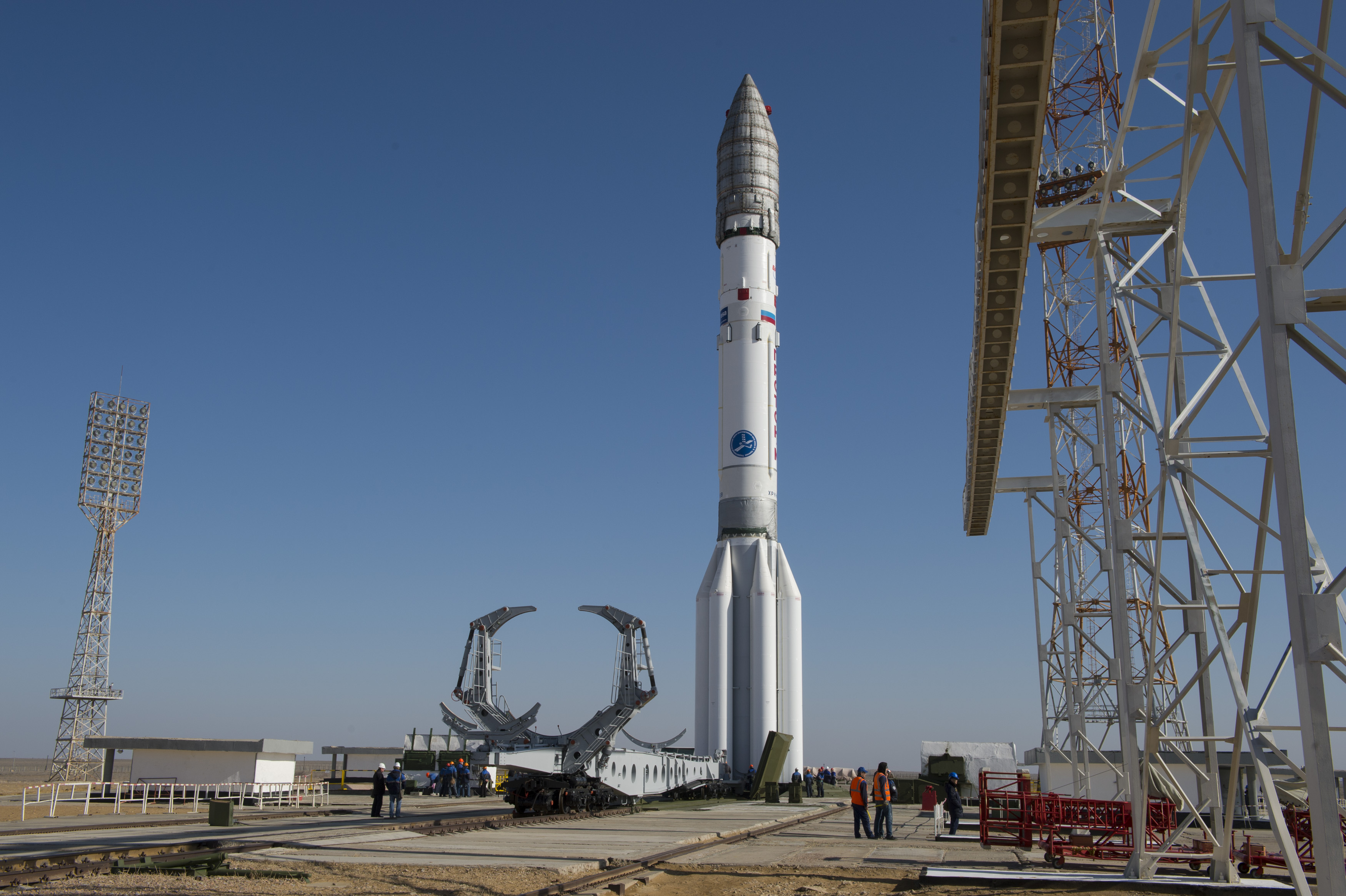 General 3500x2330 Proton (Rocket) Baikonur Cosmodrome rocket outdoors ESA Roscosmos