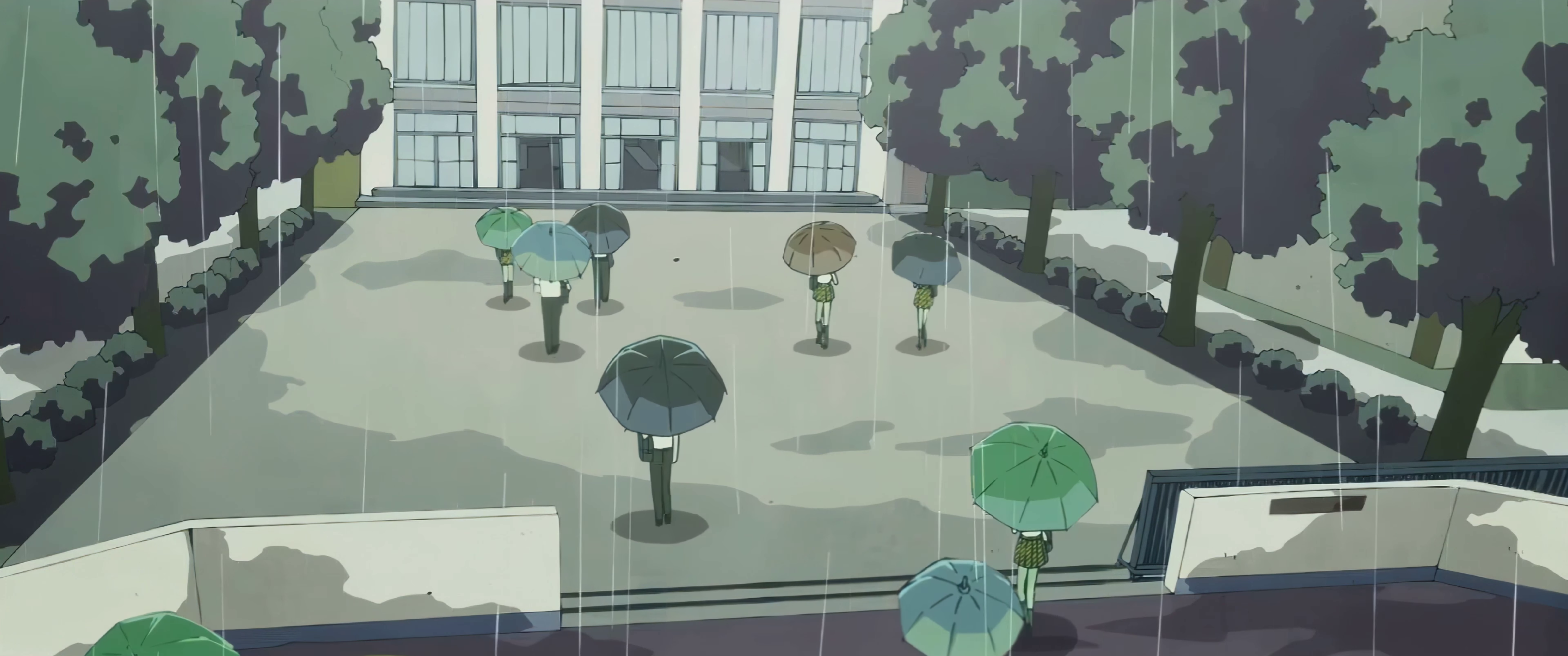 Anime 3440x1440 Komi-san wa, Comyushou desu. sombrero rain