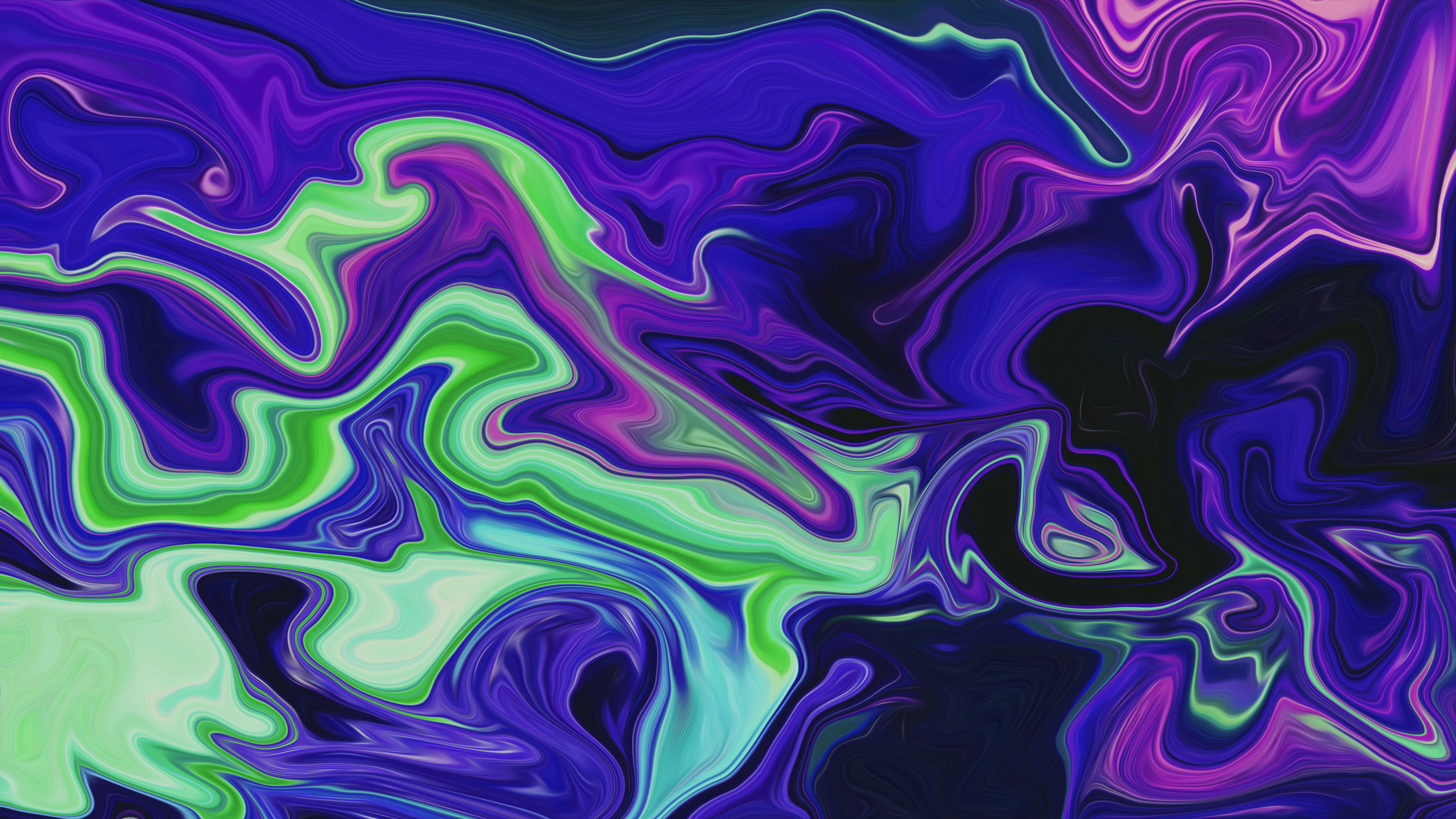 General 3840x2160 abstract fluid liquid illustration graphic design artwork digital art shapes colorful surreal XEBELION