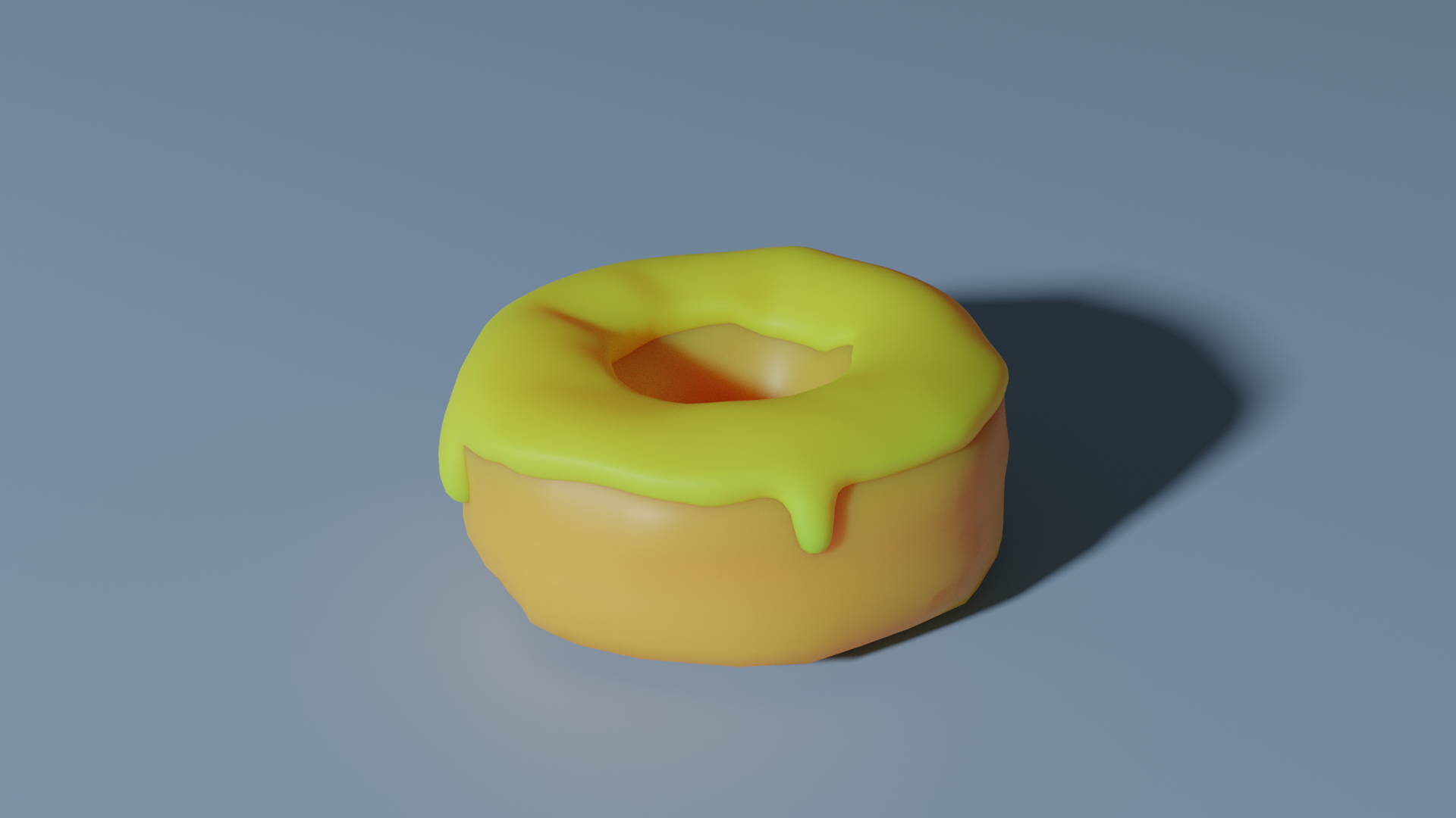 General 1920x1080 donut Blender minimalism food CGI