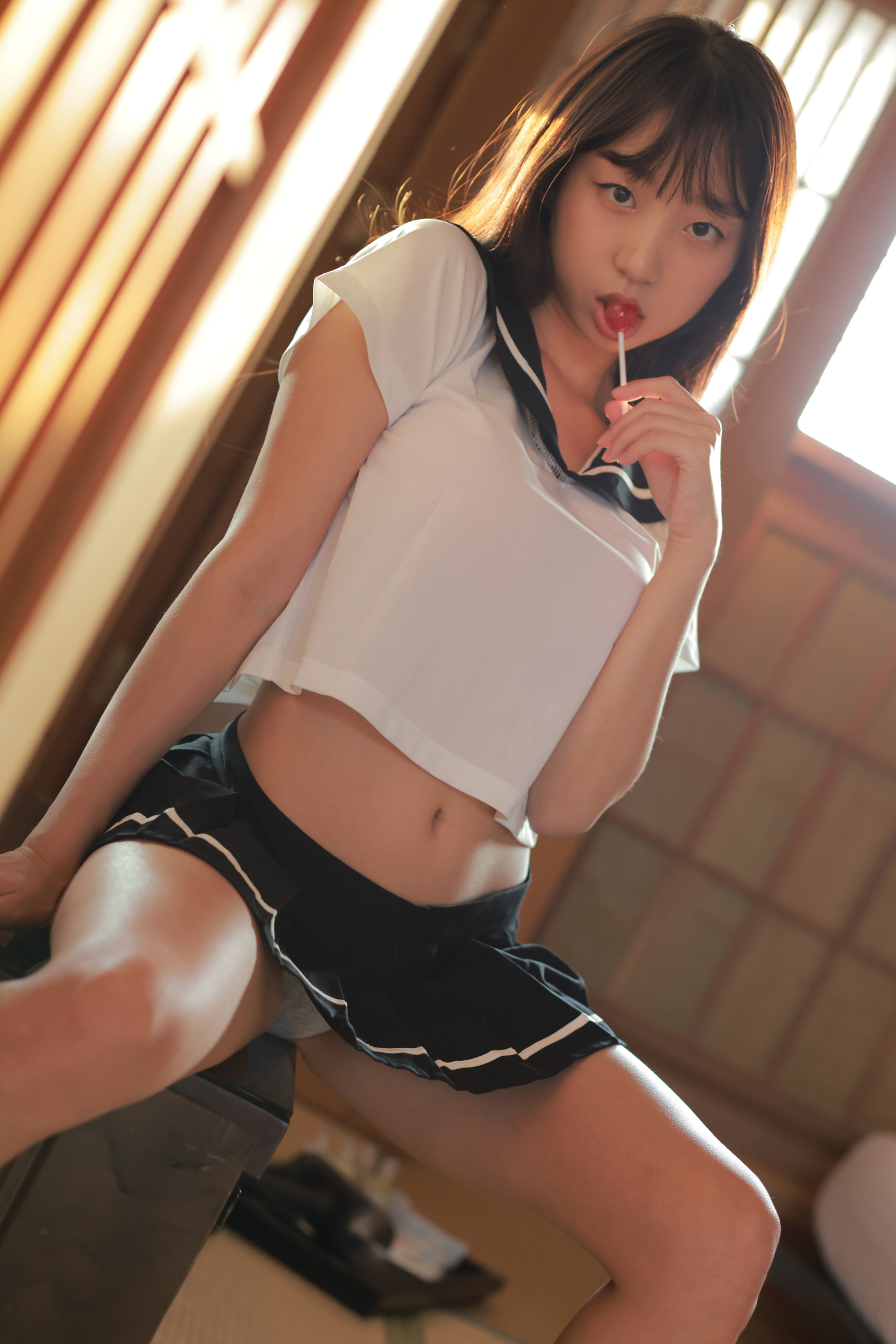 Asian panties skirt