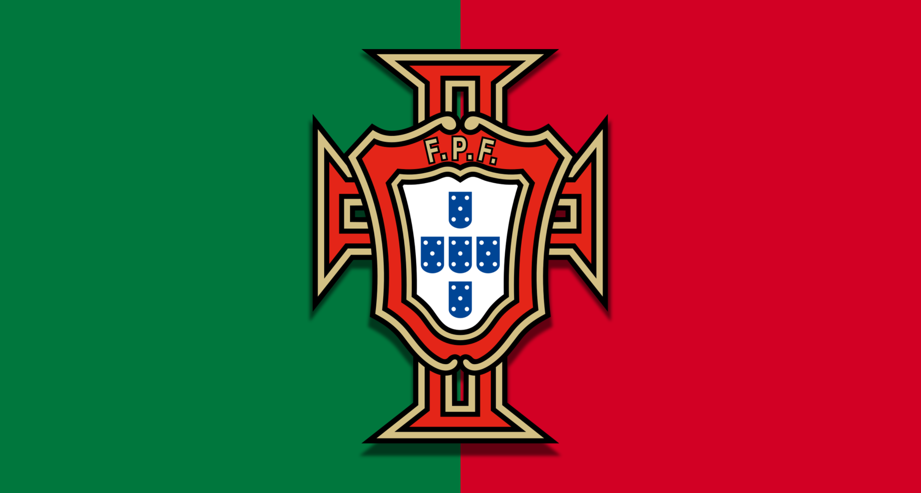 General 3024x1620 Football  soccer logo Portugal digital art