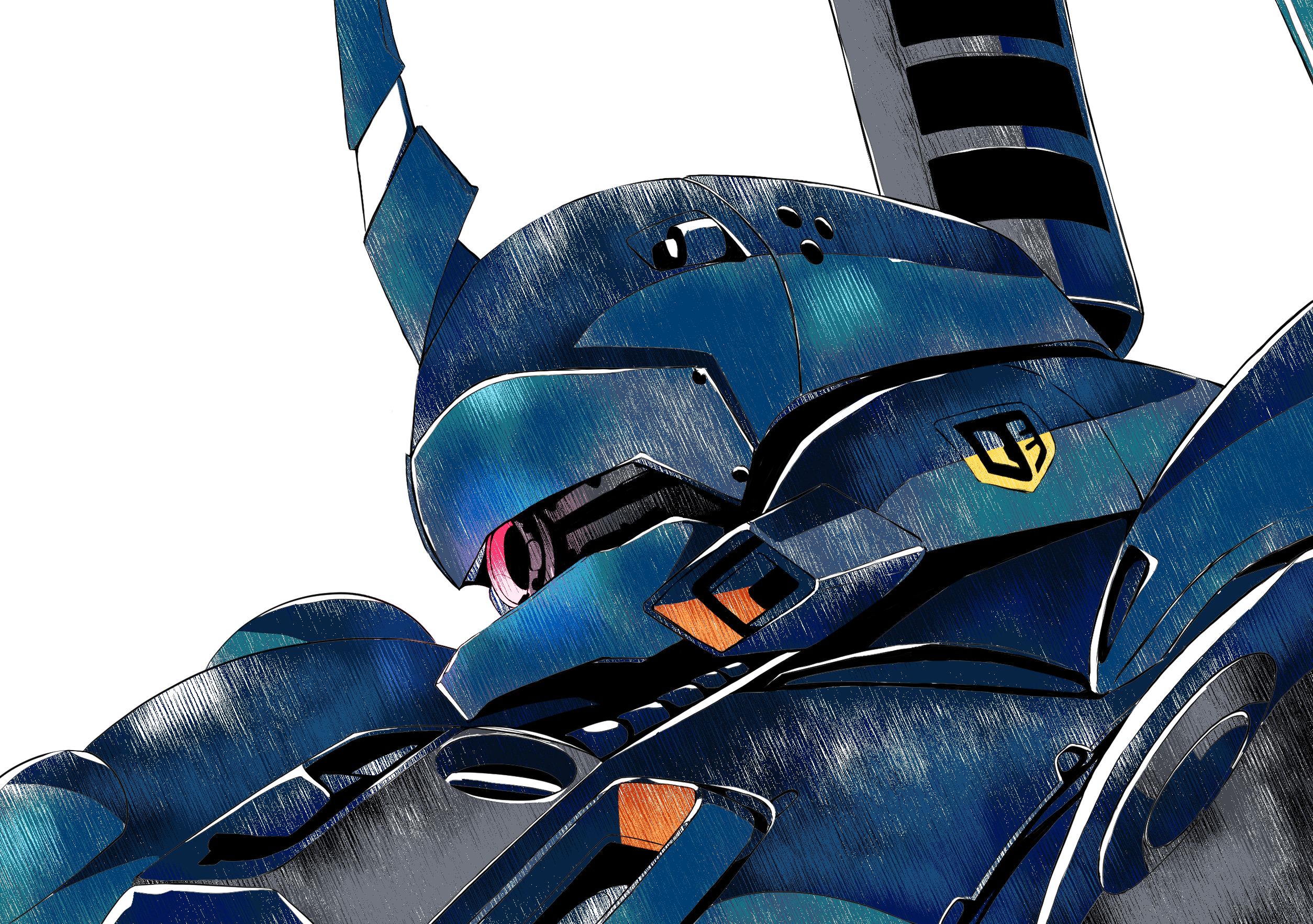 Anime 2508x1764 Kämpfer Mobile Suit Gundam 0080: War in the Pocket anime mechs Mobile Suit Super Robot Taisen artwork digital art fan art