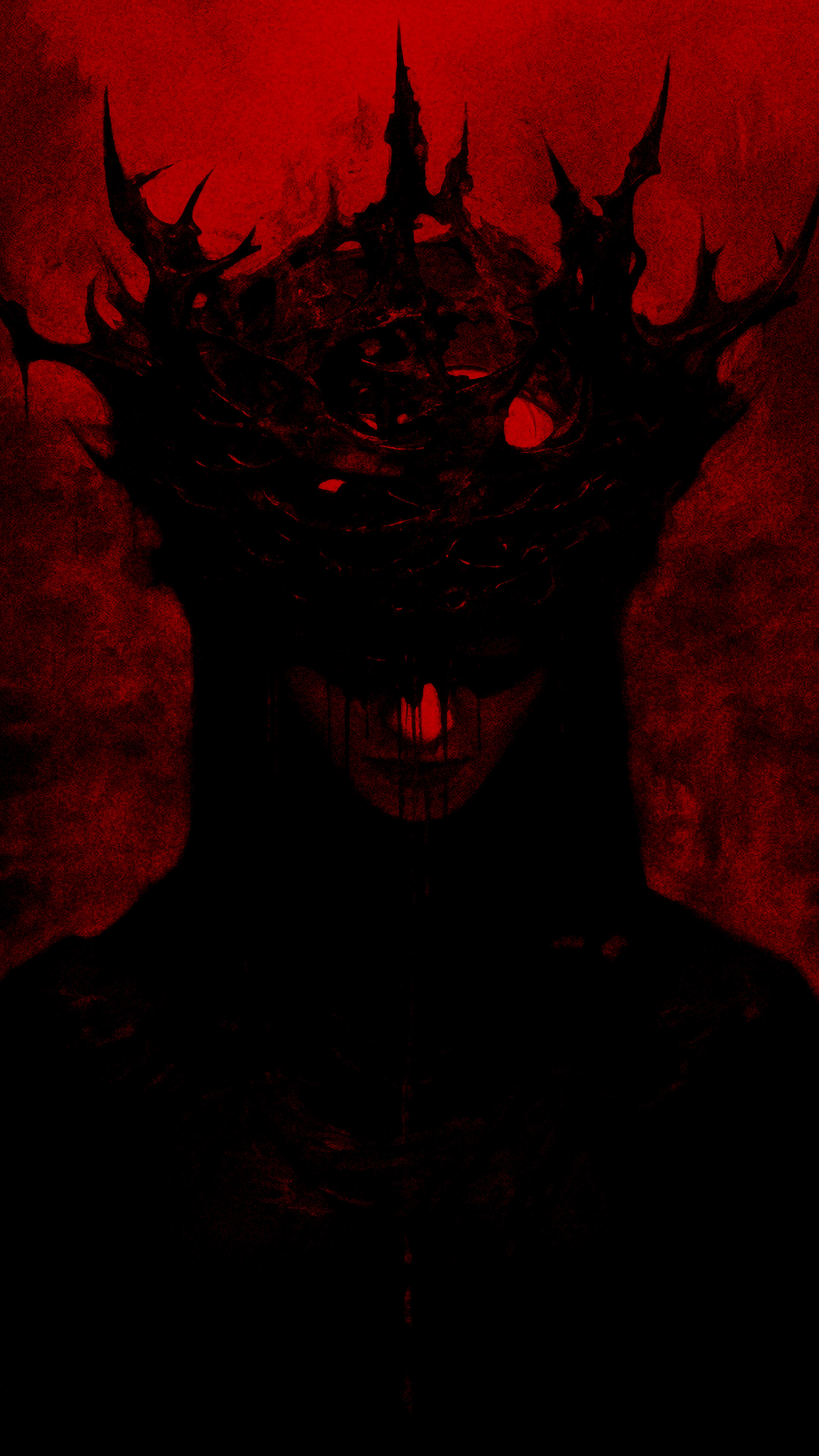 General 2160x3840 dark red background digital art