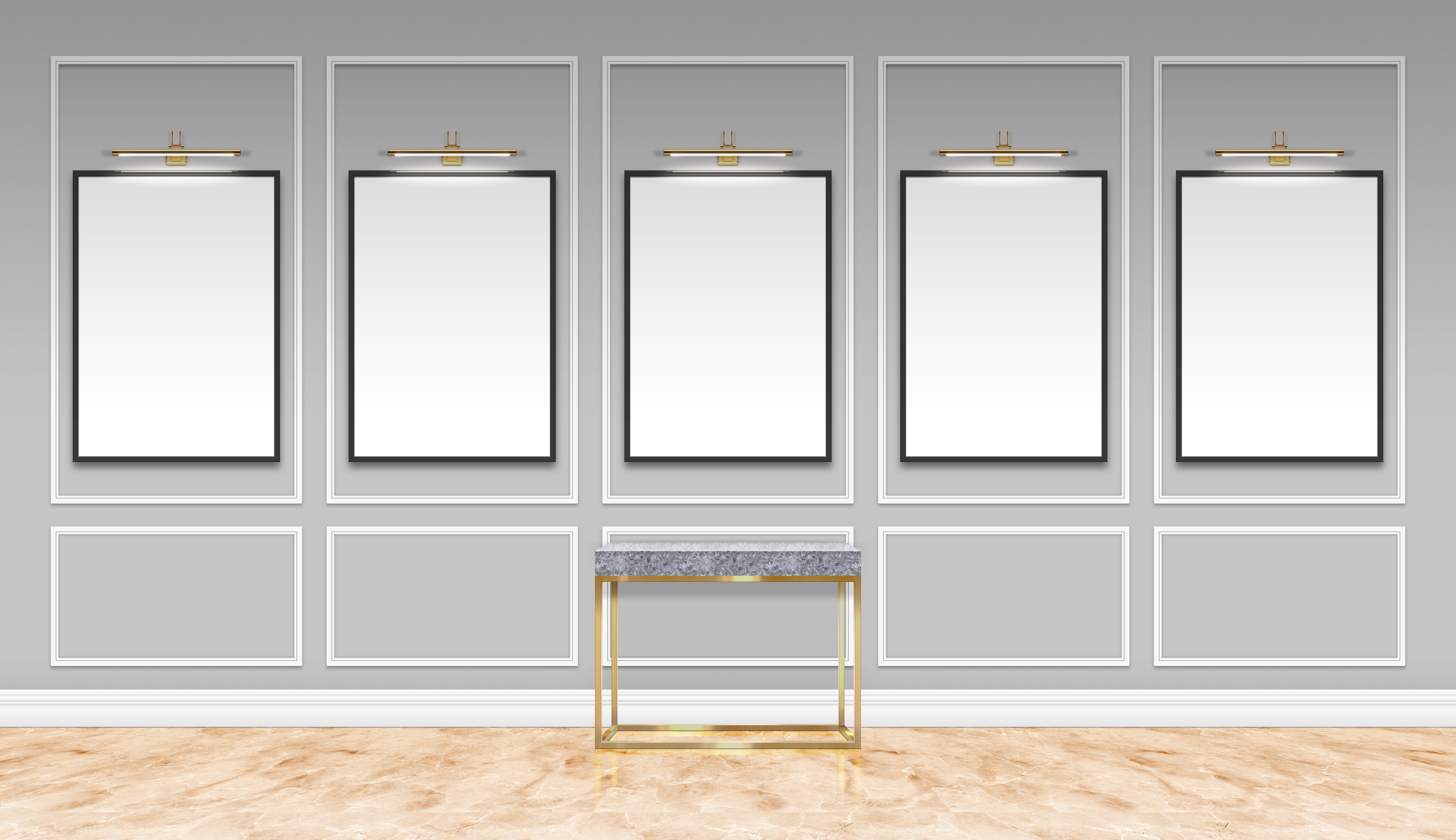 General 5200x3000 studio wall galleries picture frames minimalism simple background