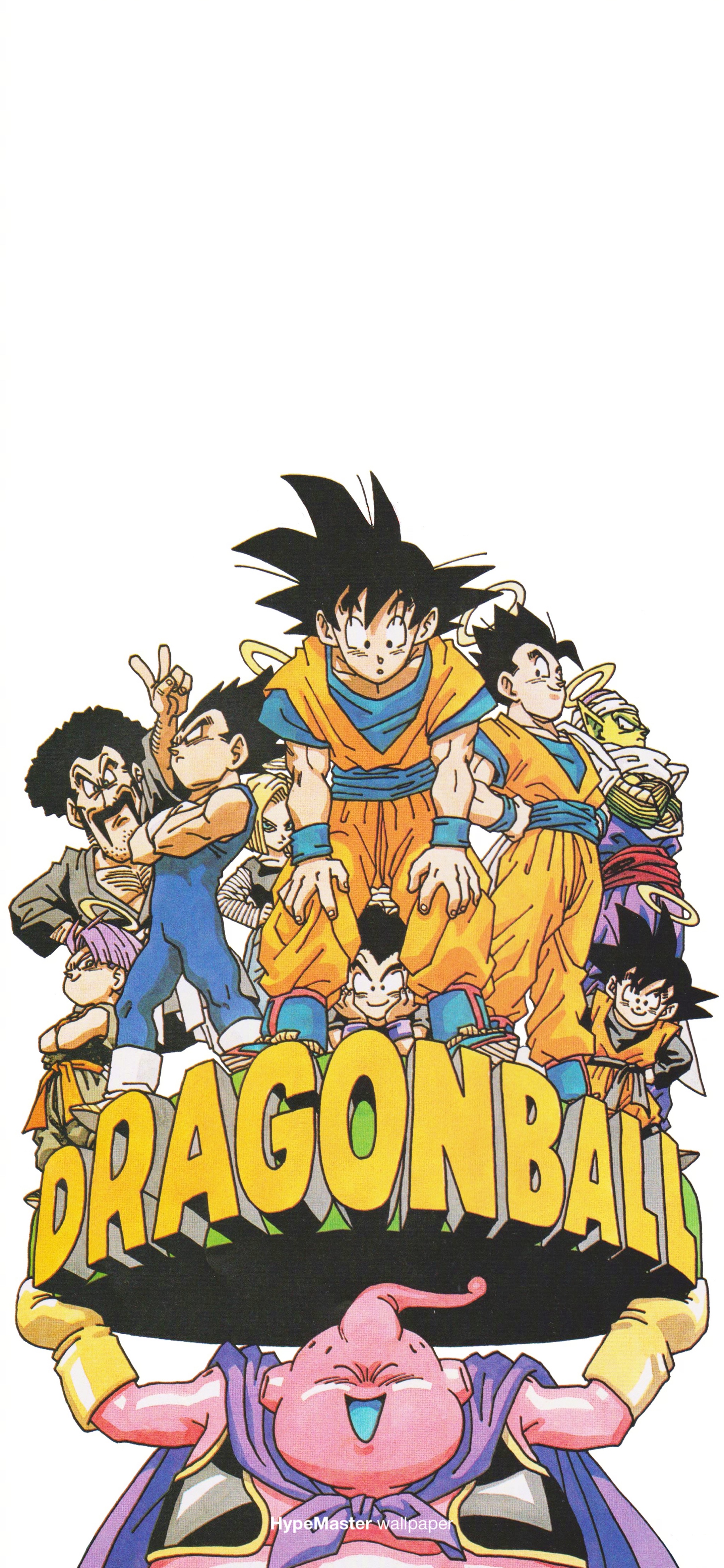 Anime 2160x4677 Dragon Ball Son Goku Majin Buu Gohan Piccolo Son Goten Krillin Android 18 Vegeta Trunks (Dragon ball) portrait display Dragon Ball Z anime boys anime men