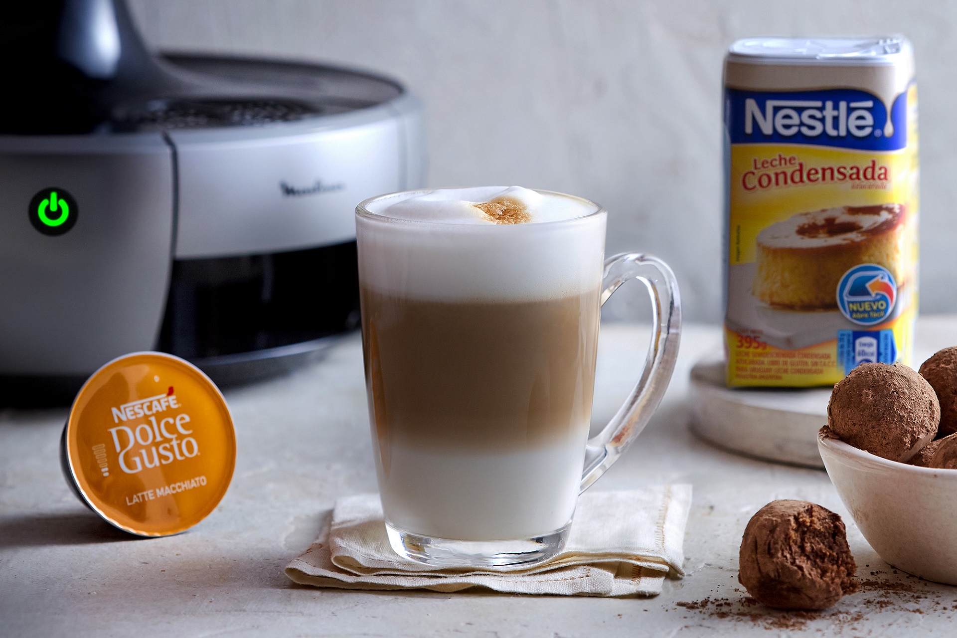 General 1920x1280 food coffee still life cup drink Spanish depth of field Nestle (Company)