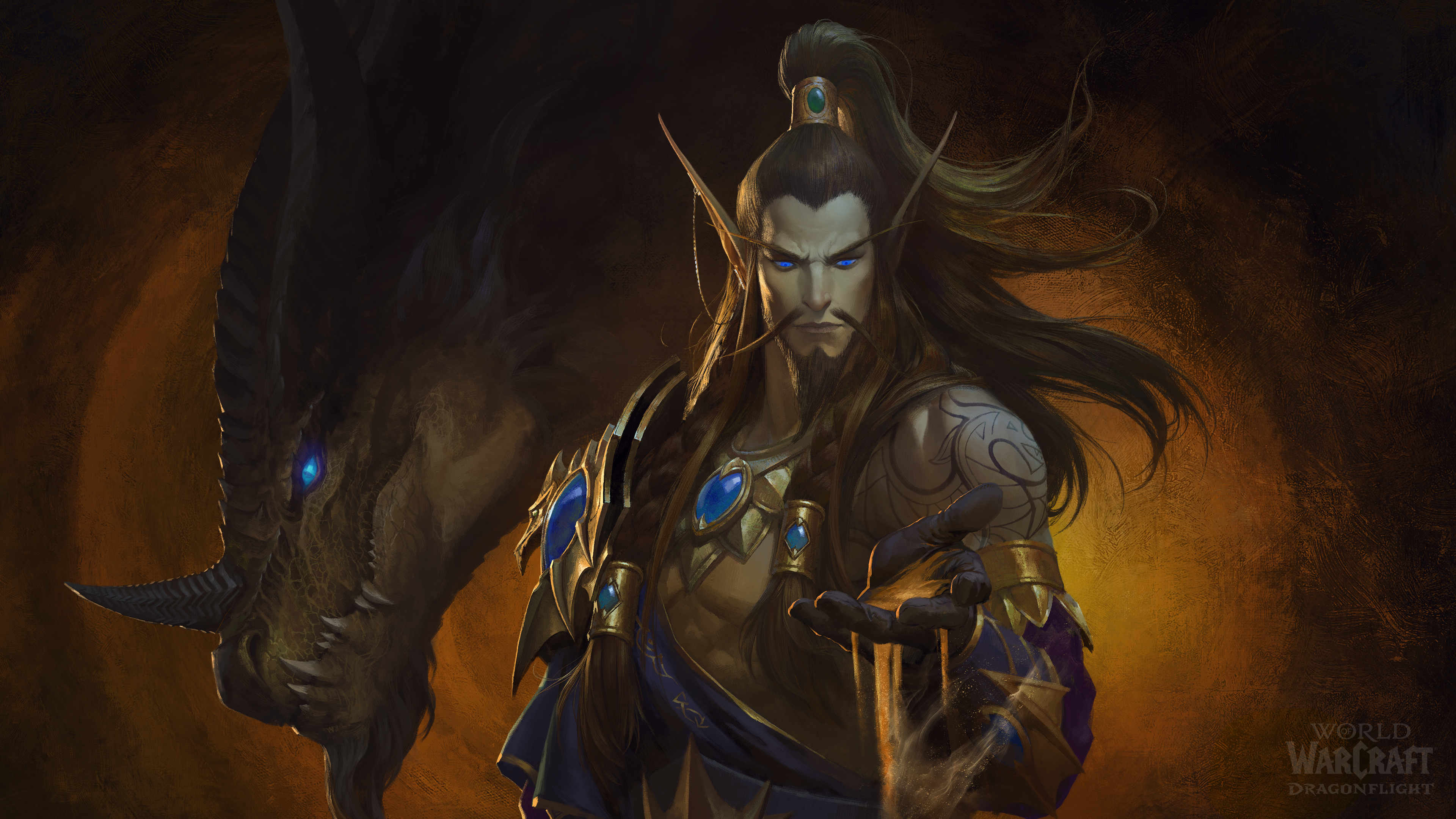 General 3840x2160 World of Warcraft Dragonflight dragon nozdormu video games video game men video game characters