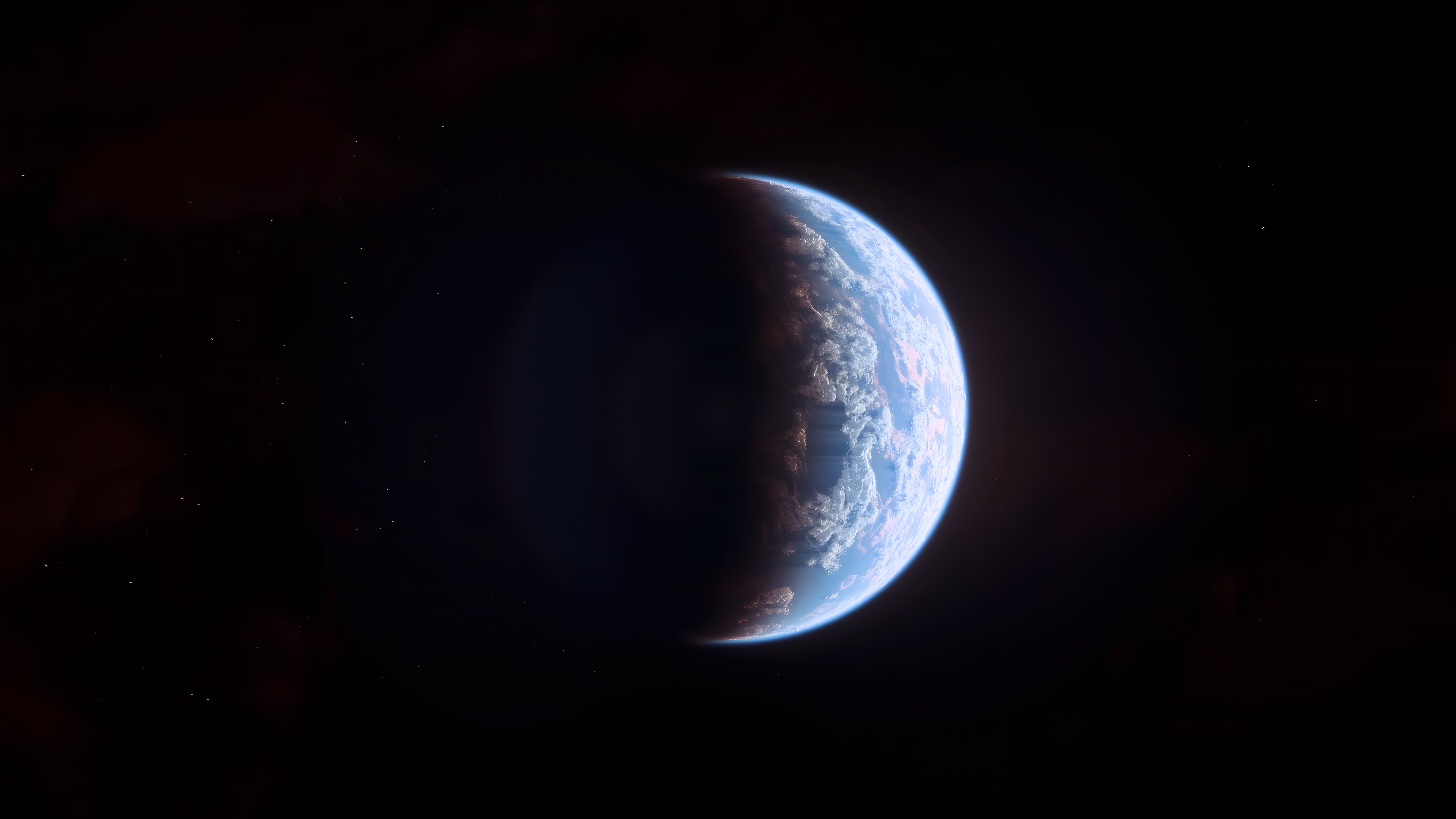 General 3840x2160 Star Citizen Pyro III space simple background planet digital art