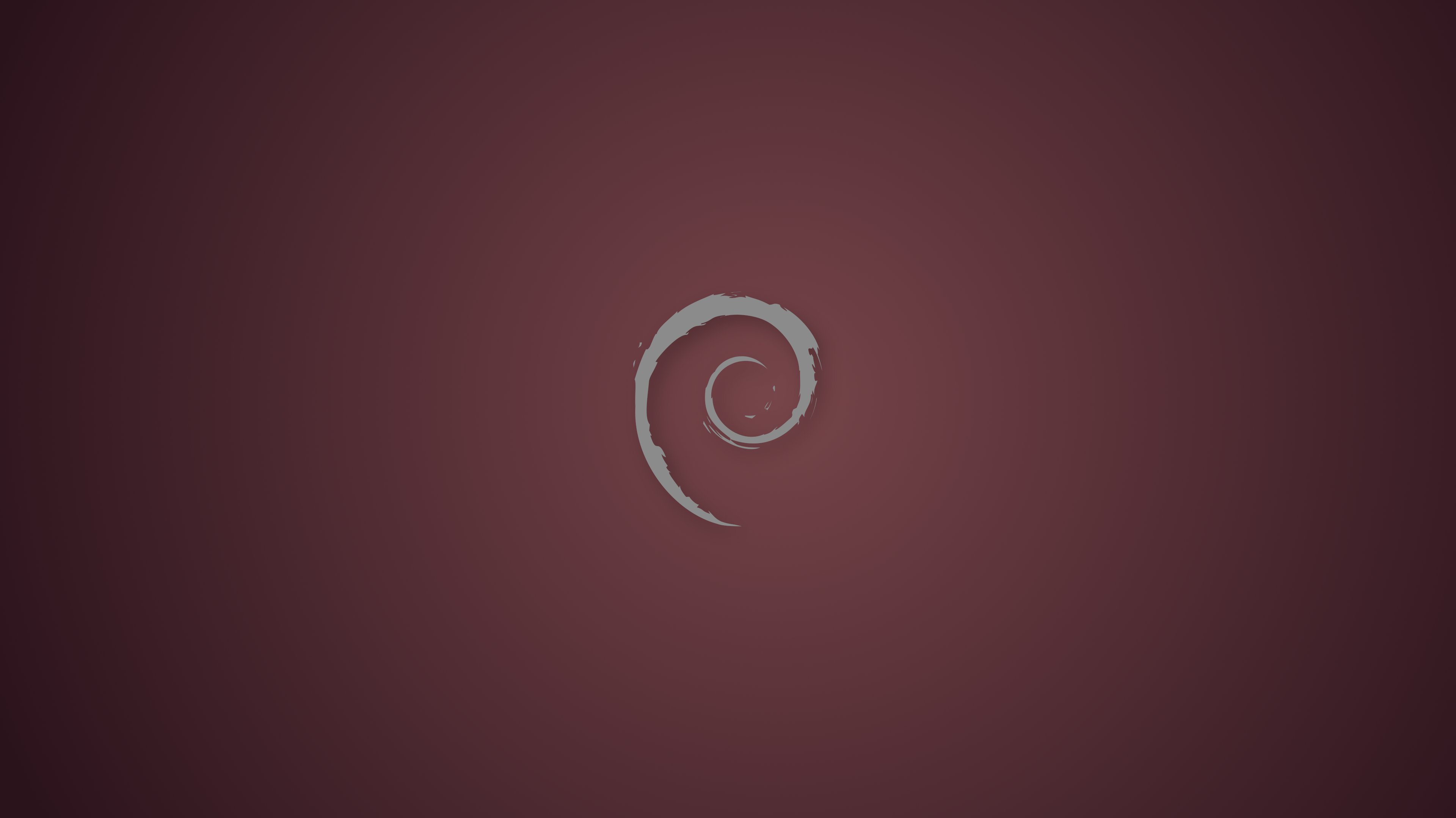 General 3840x2160 Debian gradient Linux logo simple background