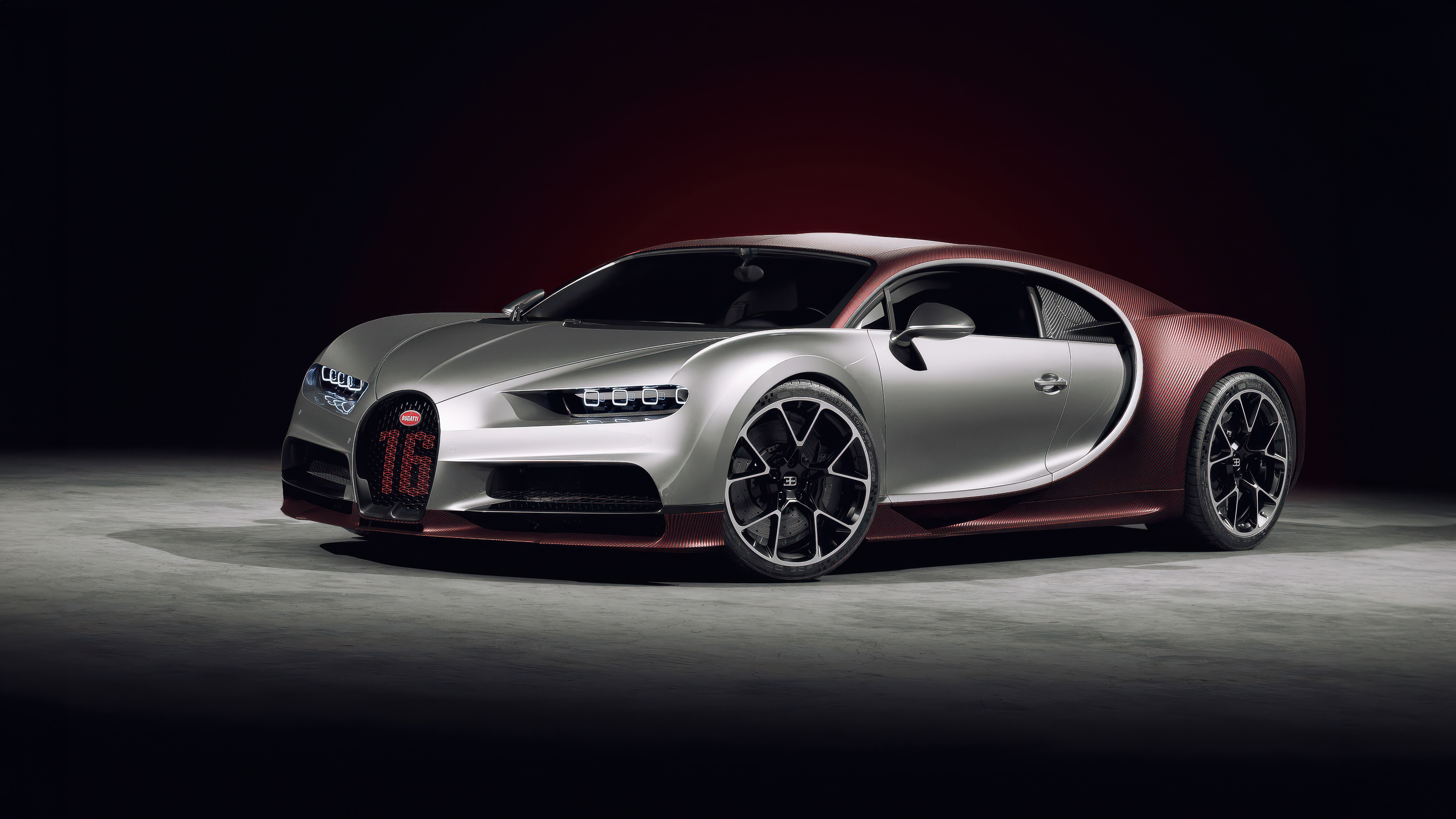 General 3840x2160 Bugatti Chiron Carbon car car model Bugatti Hypercar French Cars Volkswagen Group