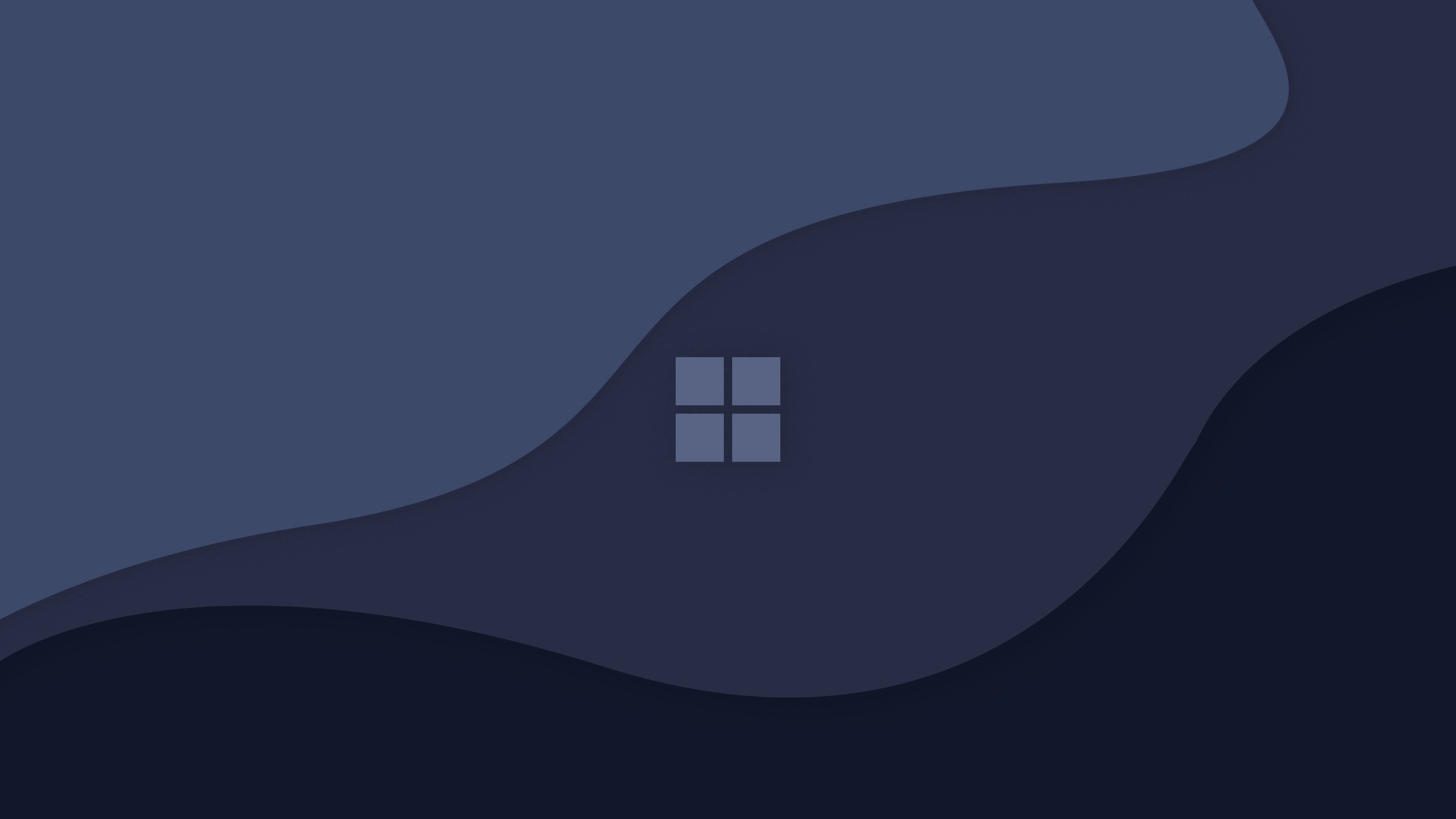 General 3840x2160 Windows 11 windows logo minimalism digital art blue simple background logo AI art