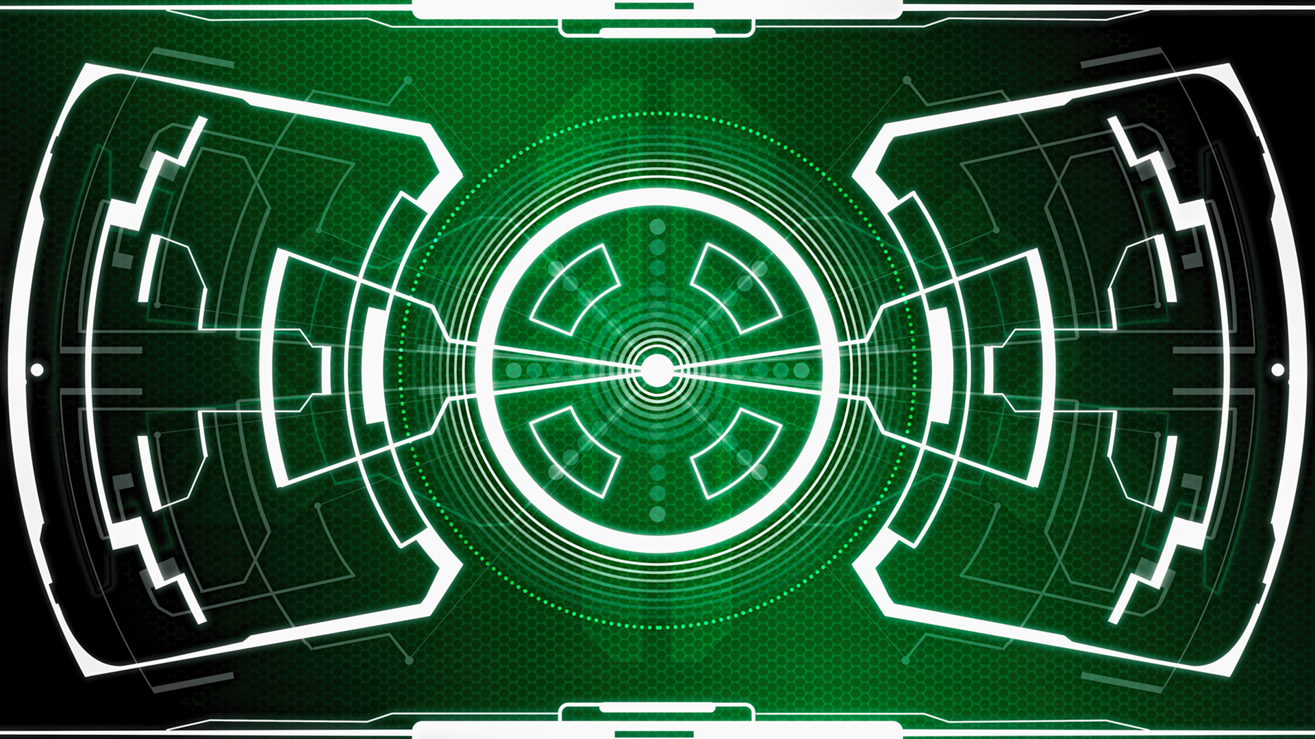 General 1920x1080 science fiction futuristic technology HUD abstract green