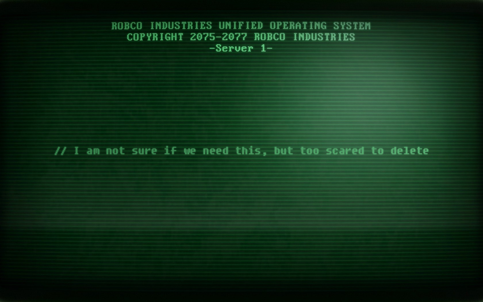General 1680x1050 Fallout quote video games PC gaming green