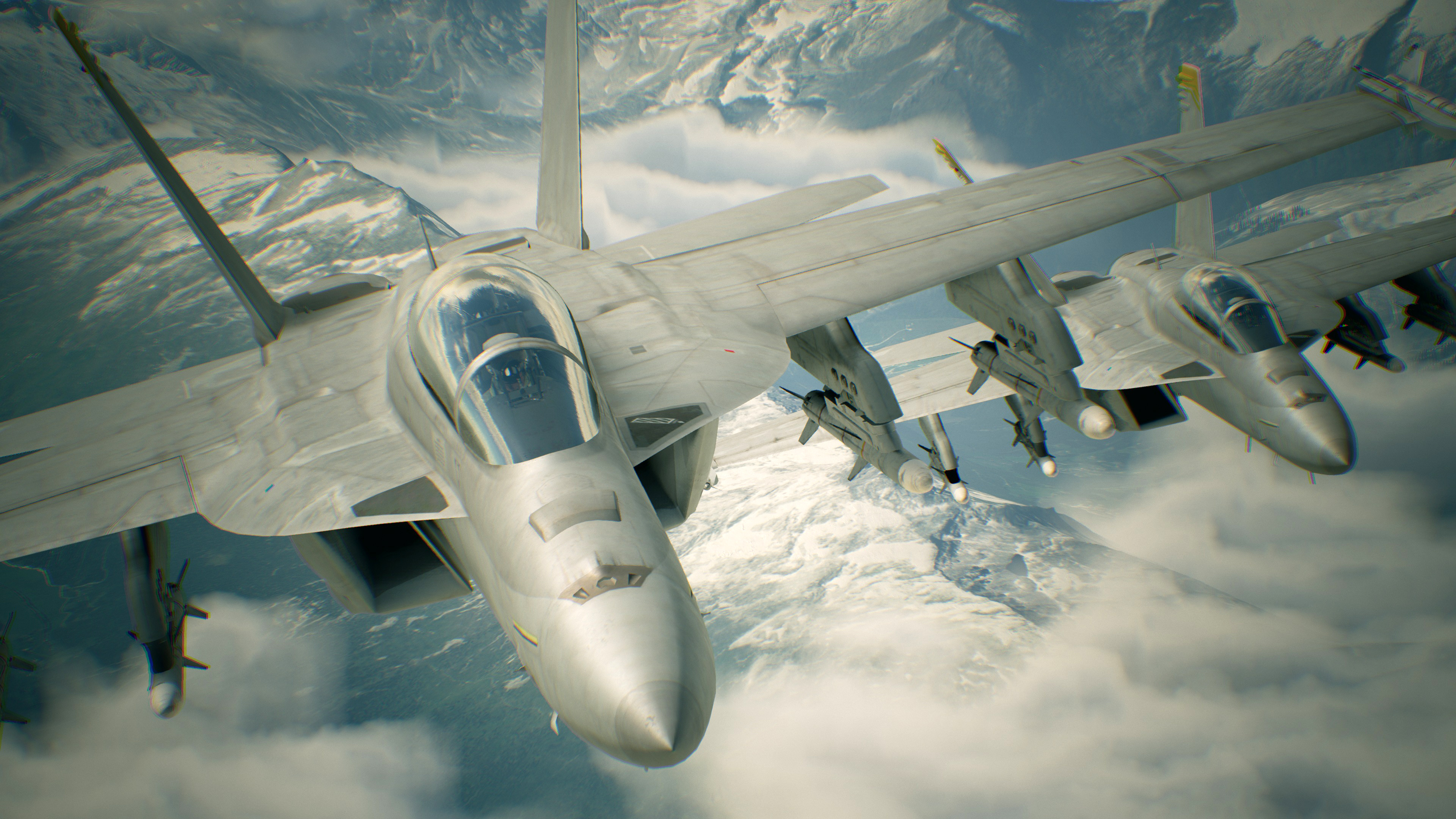 General 3840x2160 video games Ace Combat video game art aircraft military aircraft screen shot