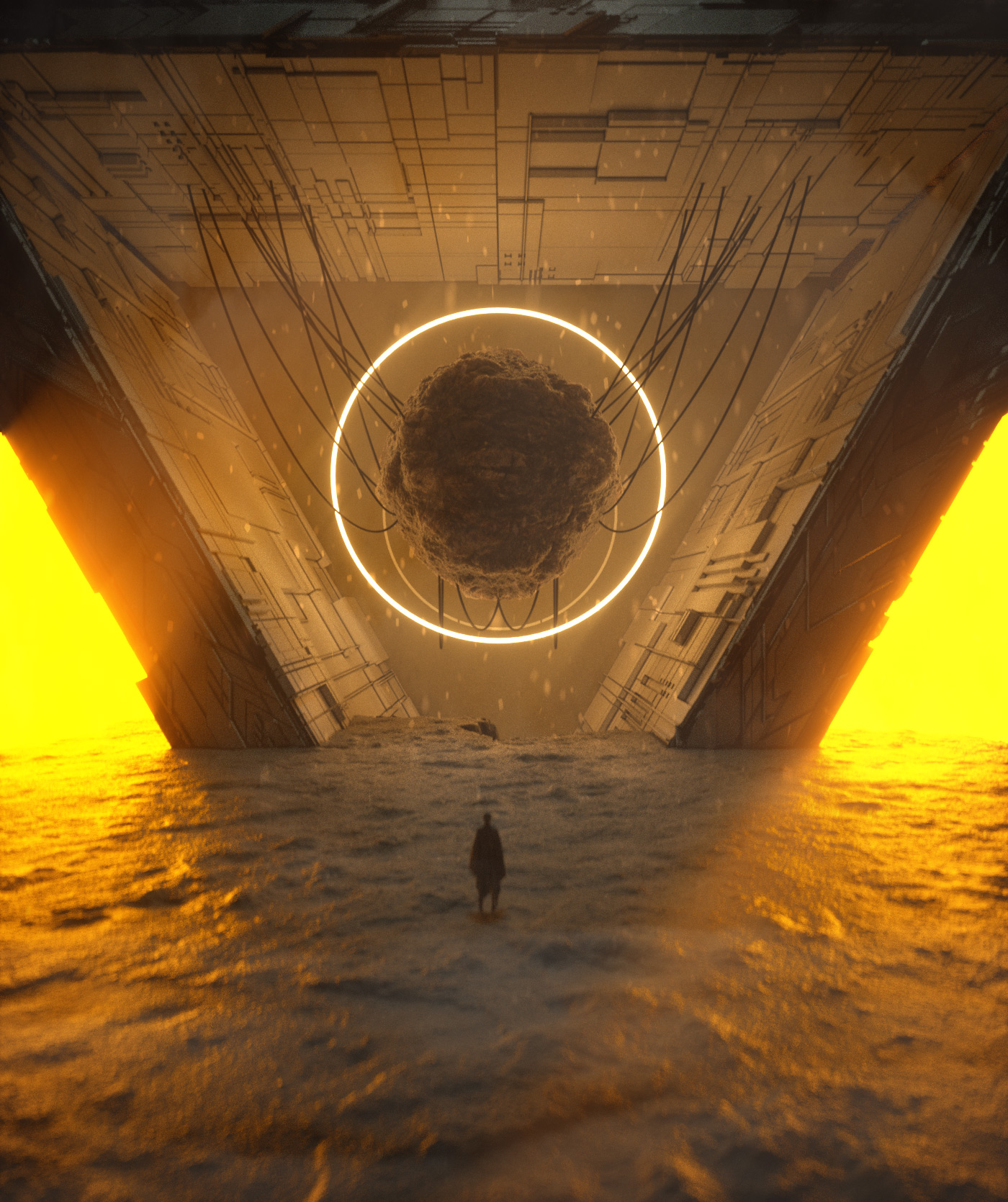 General 1400x1670 surreal abstract 3D Abstract Cinema 4D