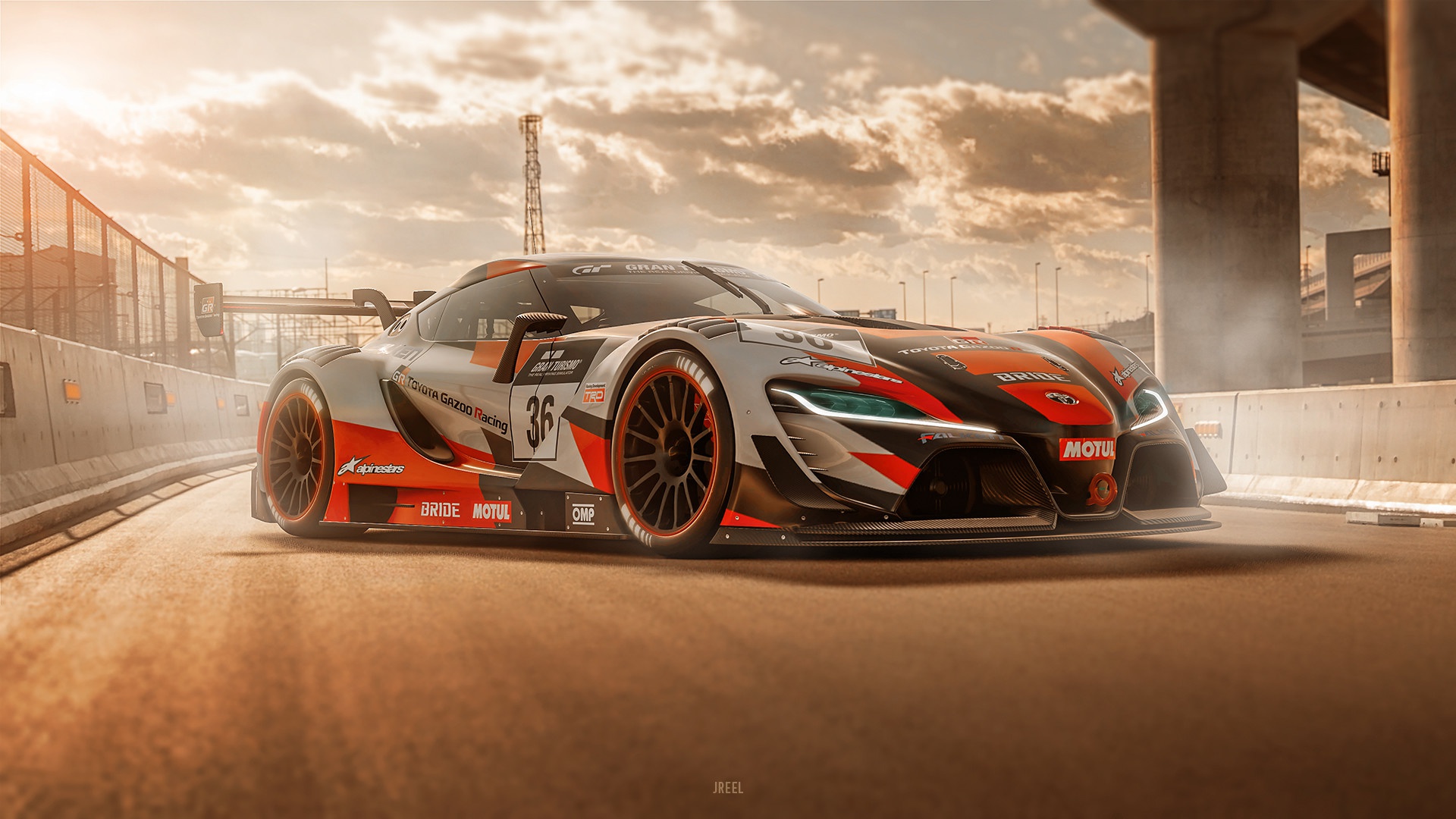 General 1920x1080 car vehicle Toyota Toyota FT-1 livery Japanese cars race cars