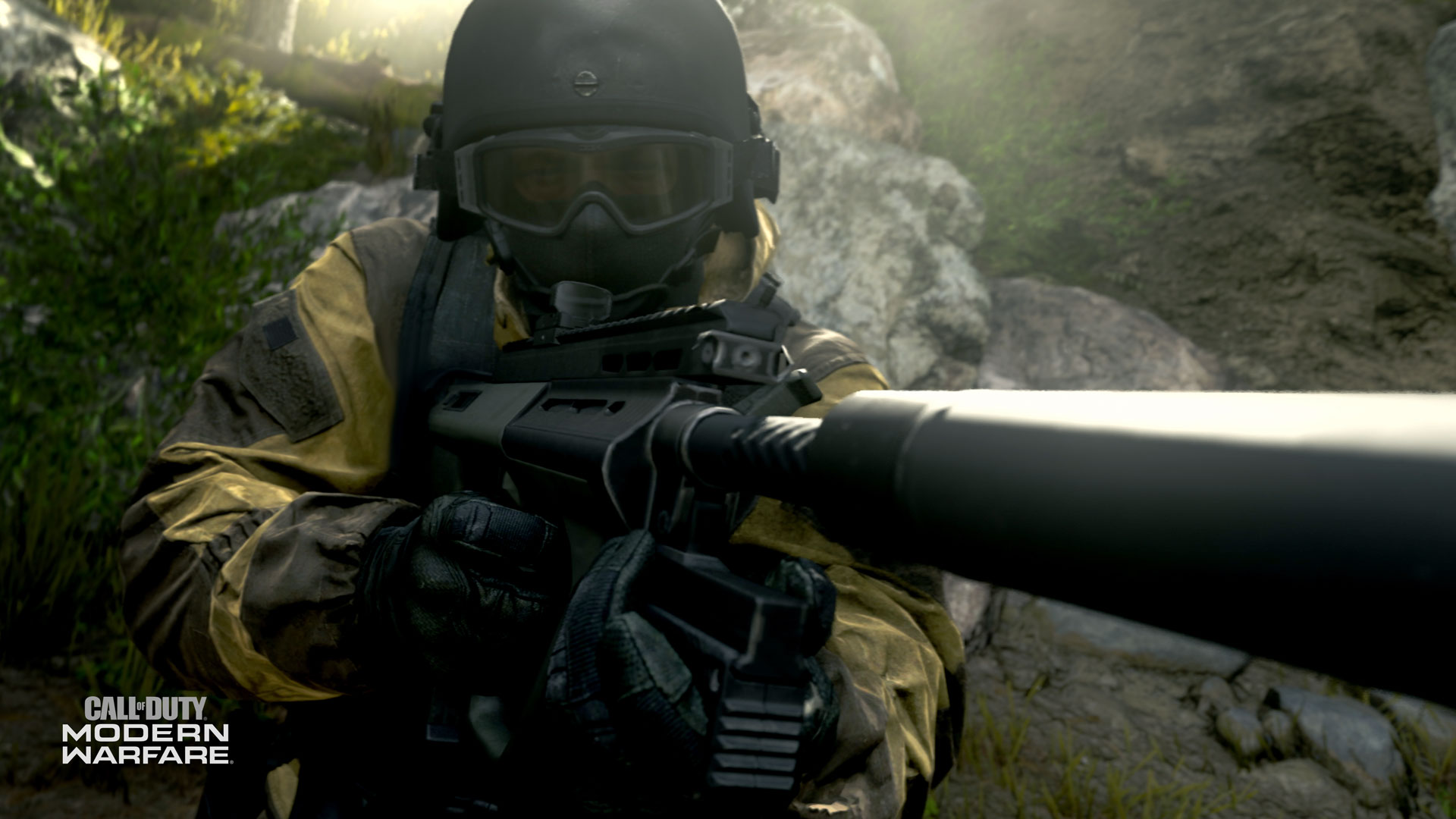 General 1920x1080 Call of Duty: Modern Warfare army video games Steyr Steyr AUG  Austrian firearms suppressors Activision