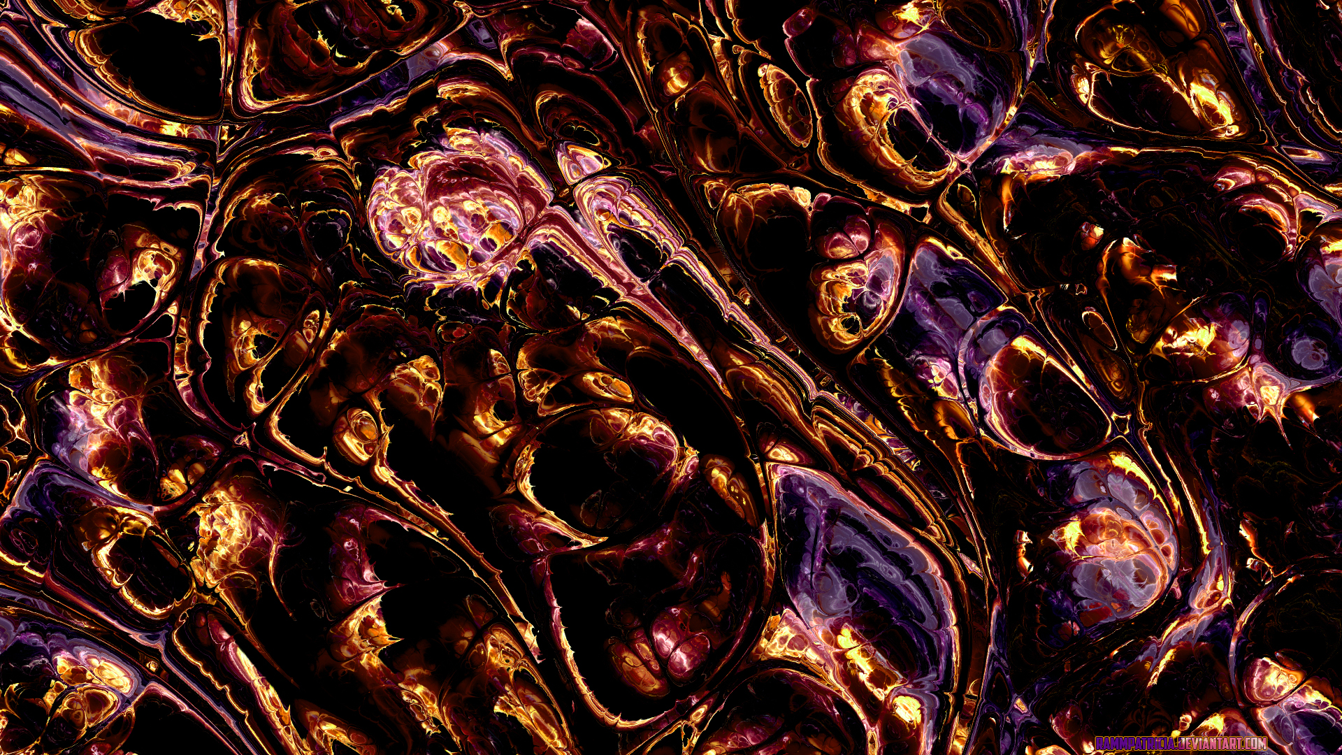 General 1920x1080 RammPatricia abstract horror Halloween spooky creepy liquid nightmare watermarked