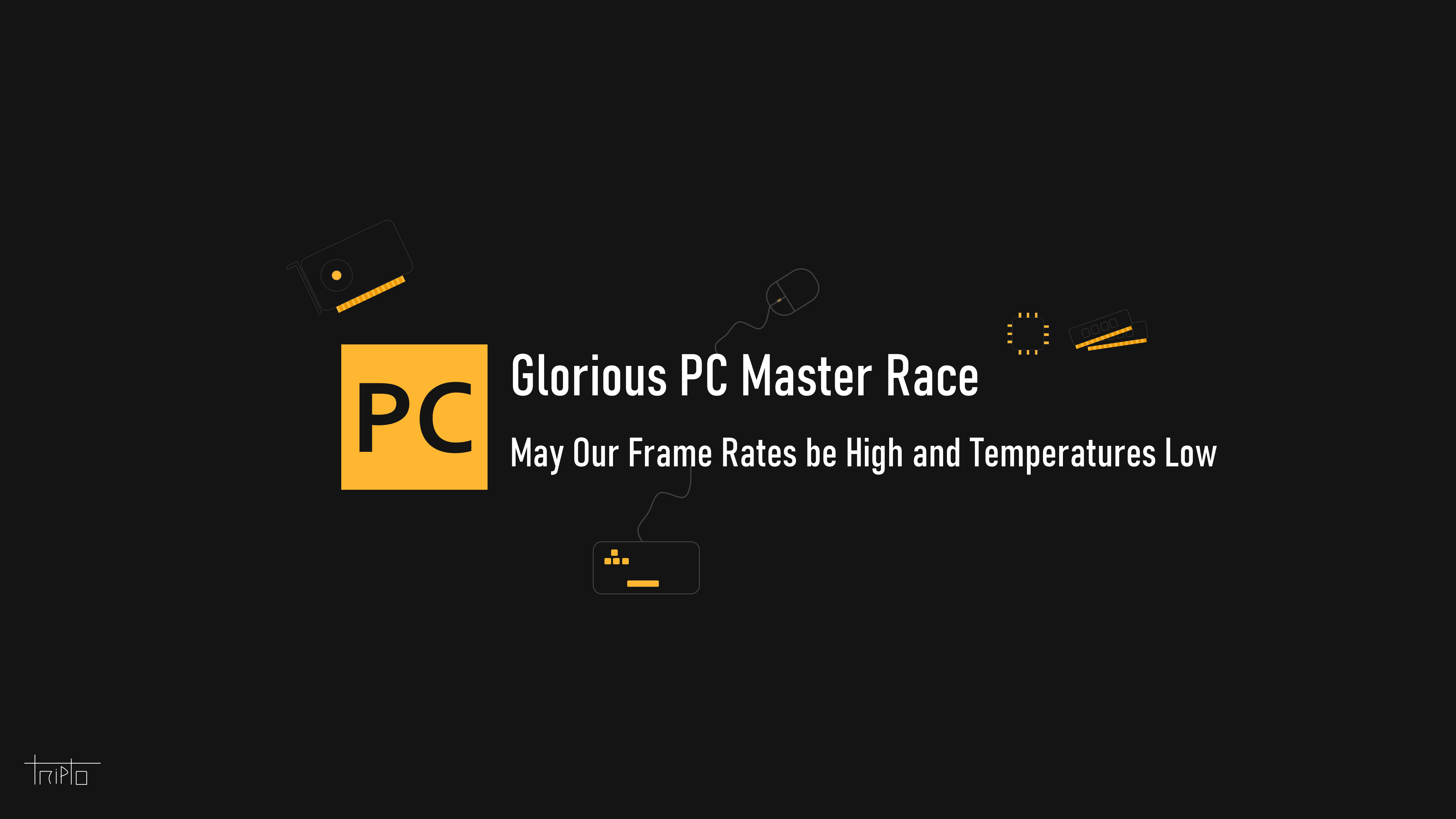 General 4608x2592 PC Master  Race dark minimalism vector digital art watermarked text black background simple background