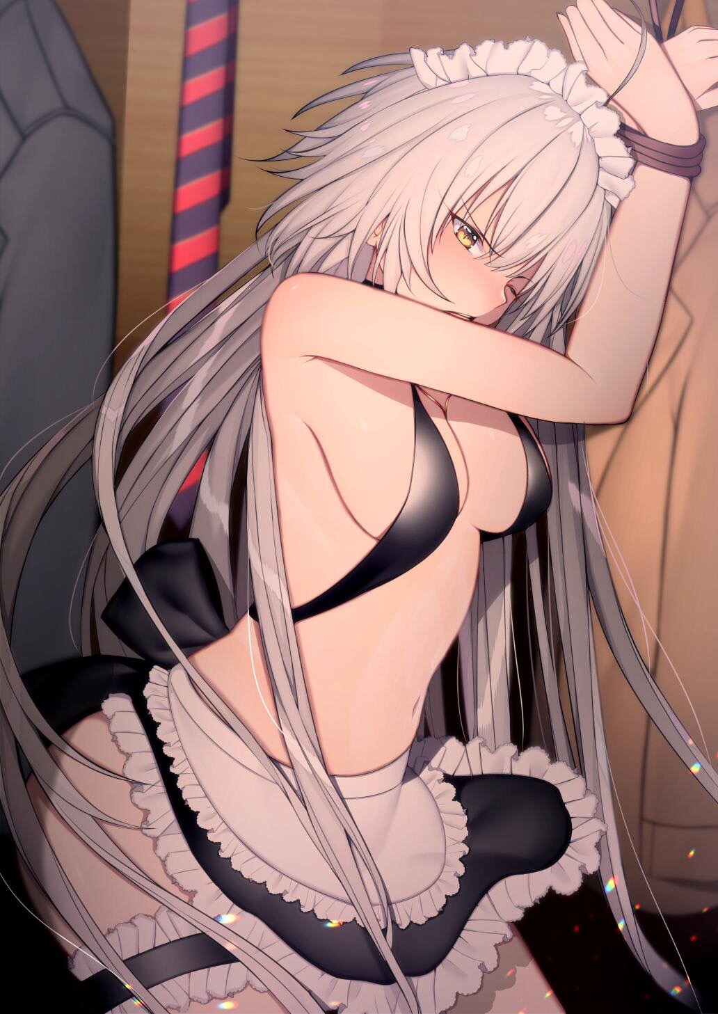 Anime 1032x1457 Jeanne (Alter) (Fate/Grand Order) Fate/Grand Order anime girls anime long hair boobs yellow eyes
