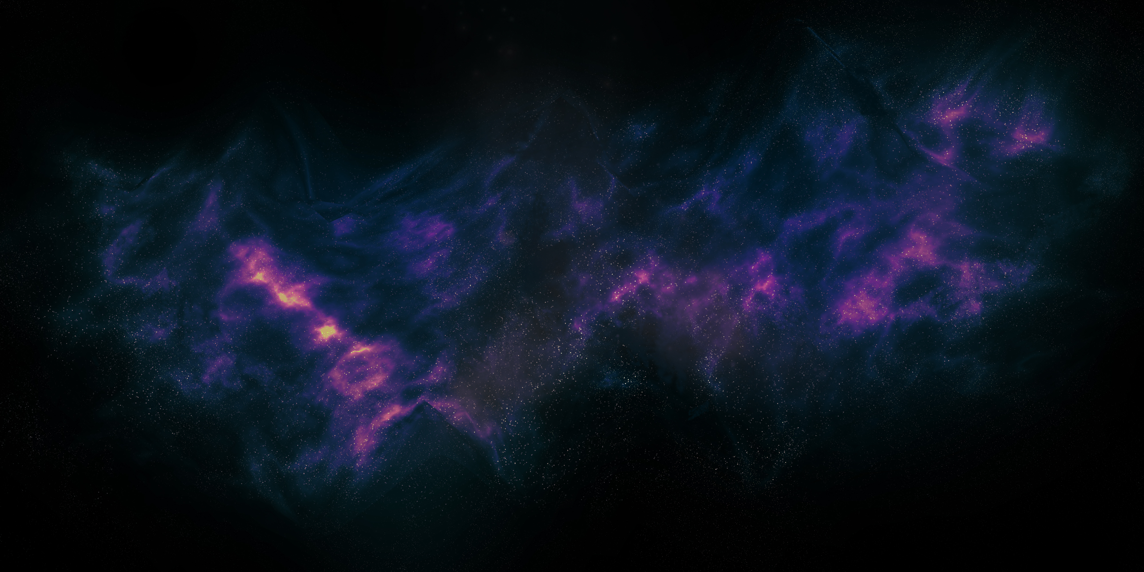 General 4000x2000 space nebula stars