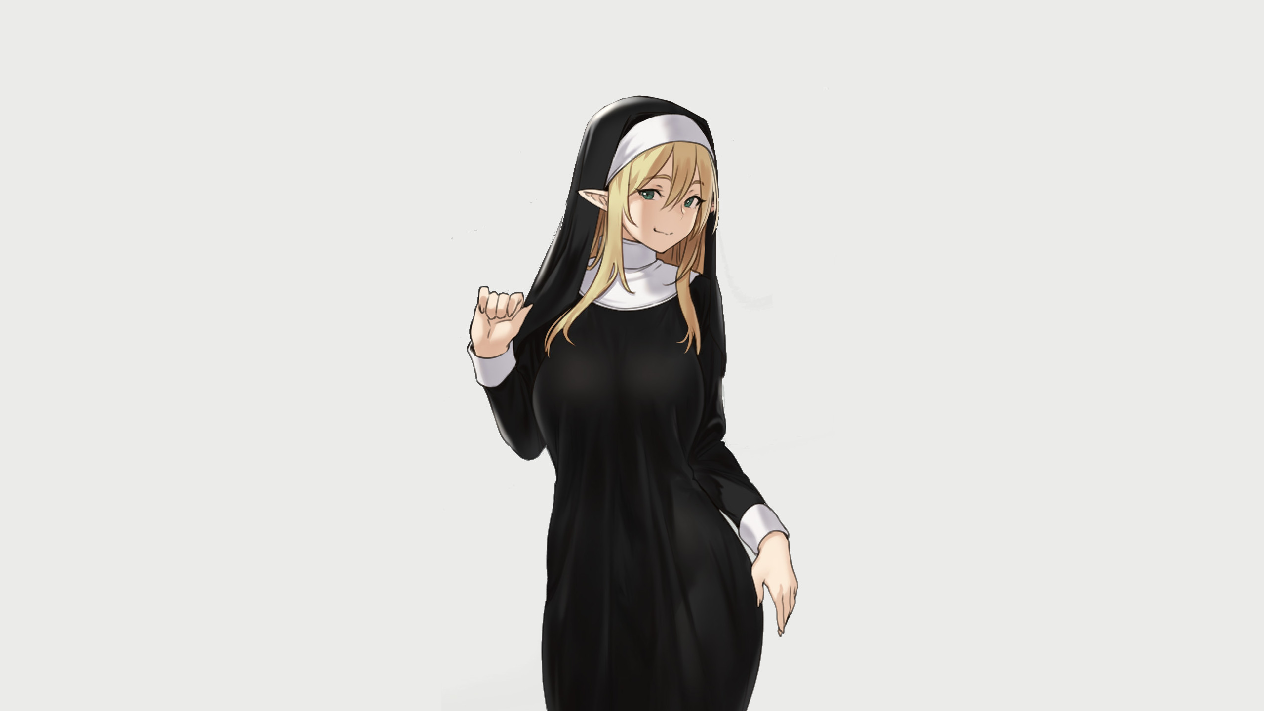 Мико монахиня аниме