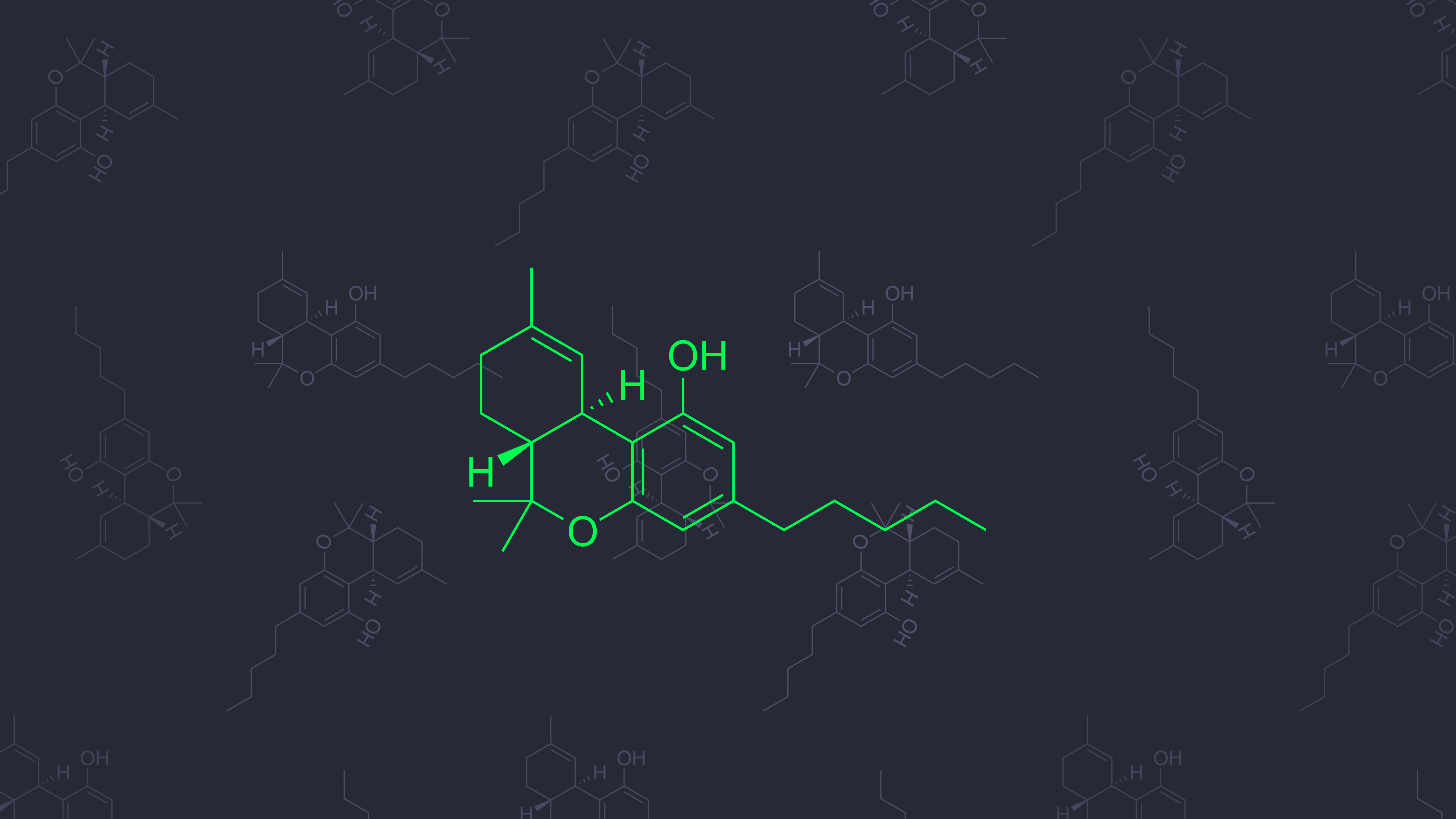 General 5120x2880 drugs chemistry molecular models minimalism colorful cannabis thc