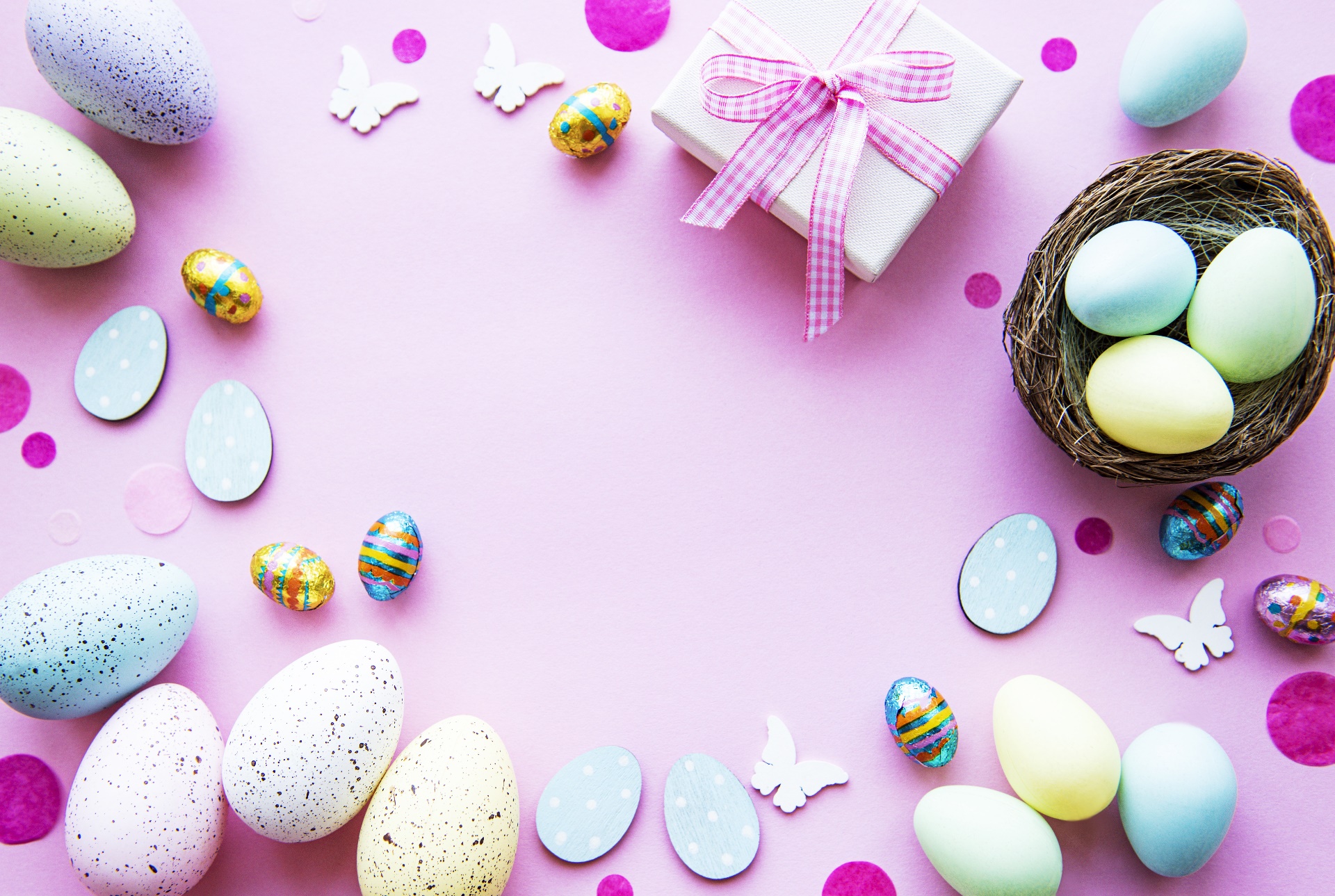 General 1920x1289 colorful Easter holiday pink