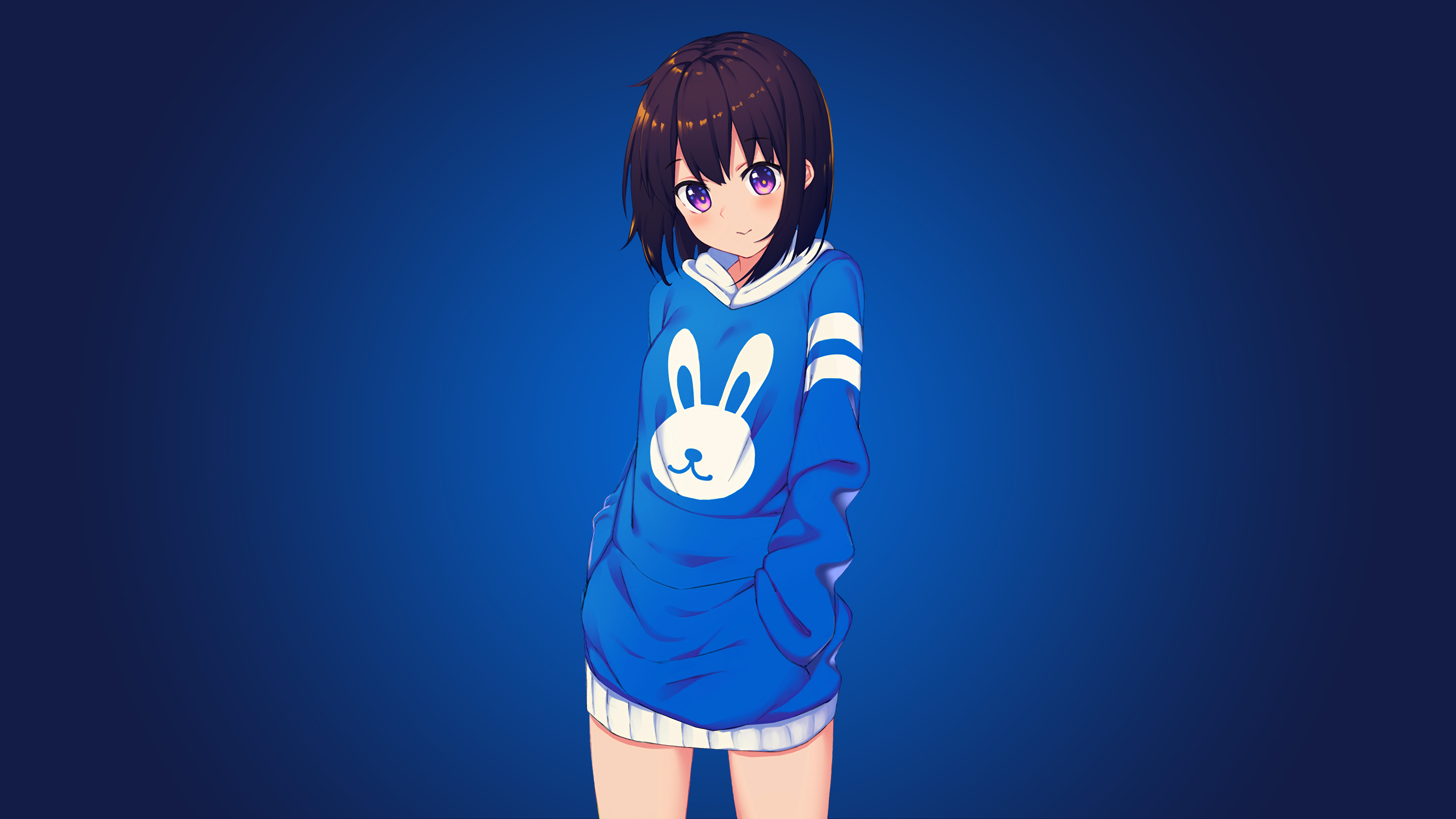 Anime 3840x2160 anime anime girls bunny girl artwork simple background
