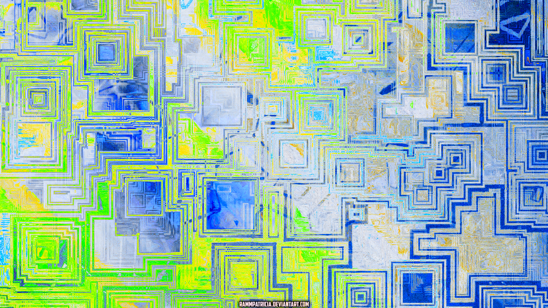 General 1920x1080 digital art RammPatricia abstract lime watermarked