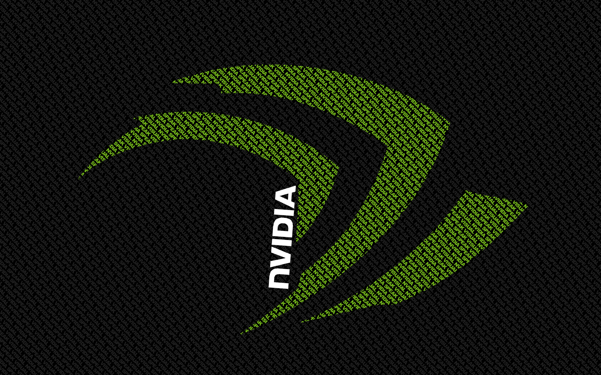 General 1920x1200 Nvidia logo green black technology brand digital art