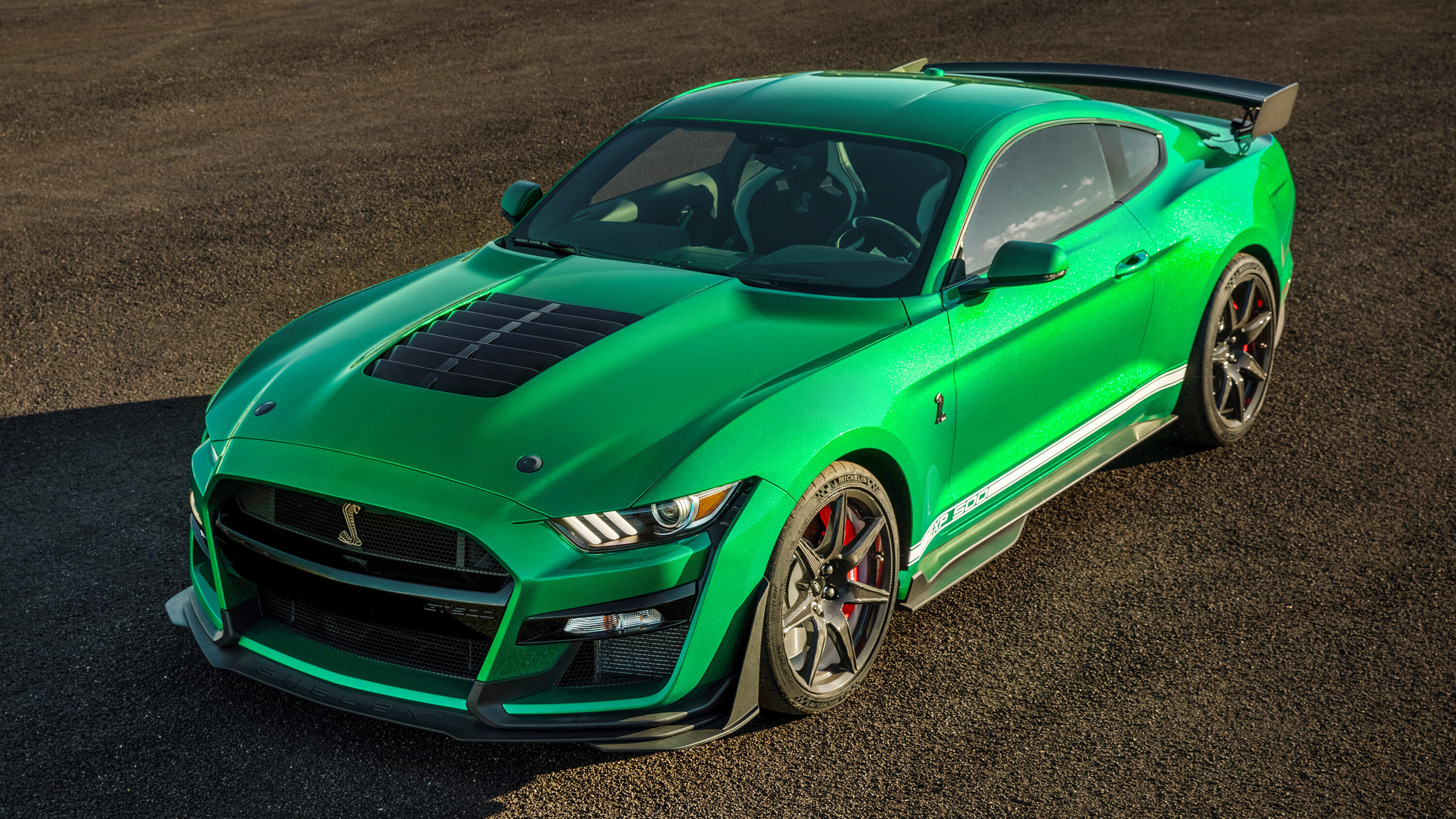 General 3000x1688 car Ford Mustang Ford Mustang Shelby green cars vehicle Ford Shelby Ford Mustang S550 muscle cars American cars
