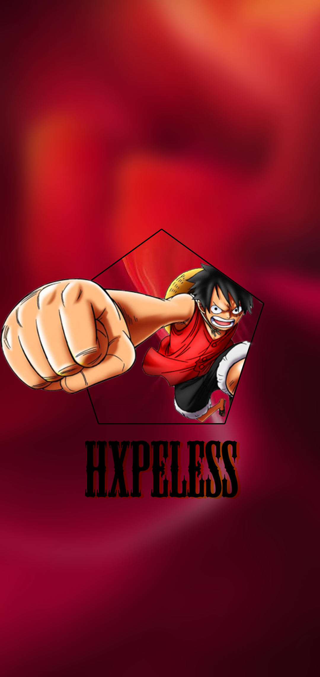 Anime 1080x2280 anime anime boys fist red background One Piece